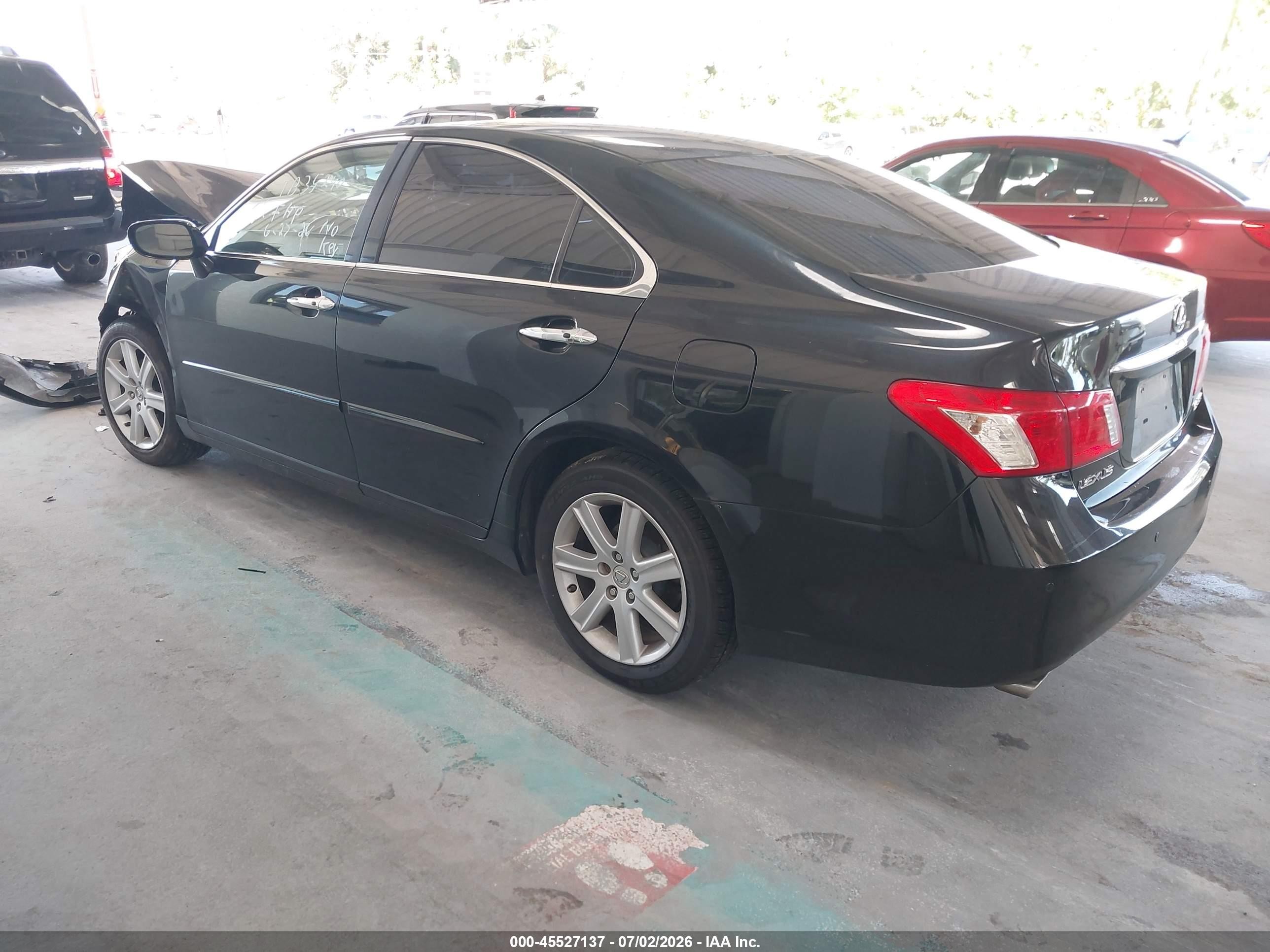 2009 Lexus Es 350   Black vin: JTHBJ46GX92320427