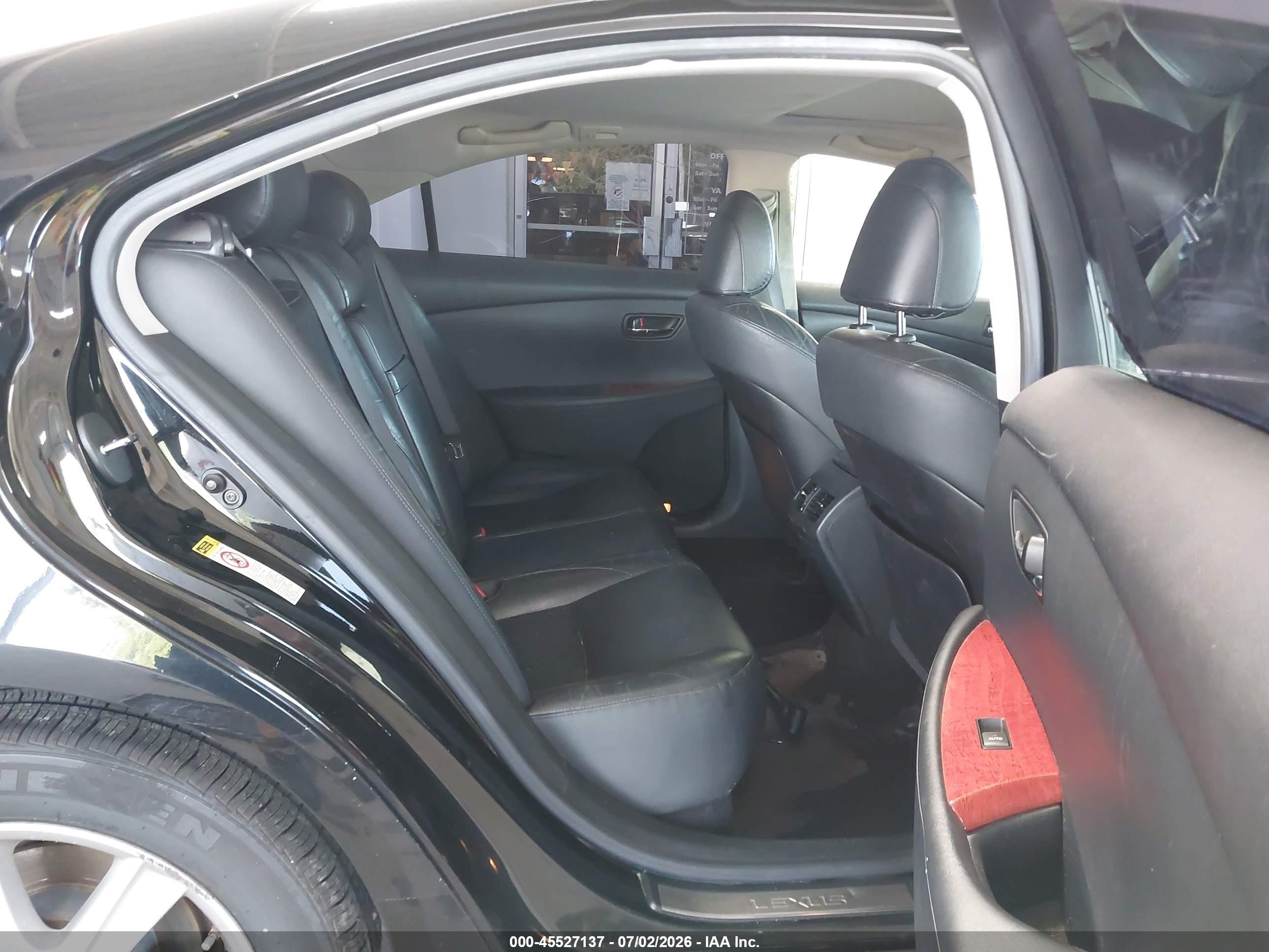2009 Lexus Es 350   Black vin: JTHBJ46GX92320427
