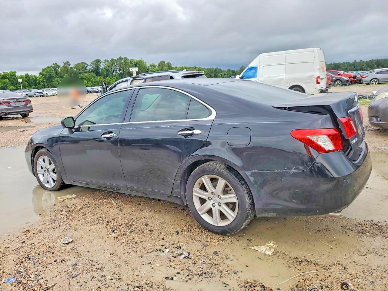 2009 Lexus Es 350 Black vin: JTHBJ46GX92328821