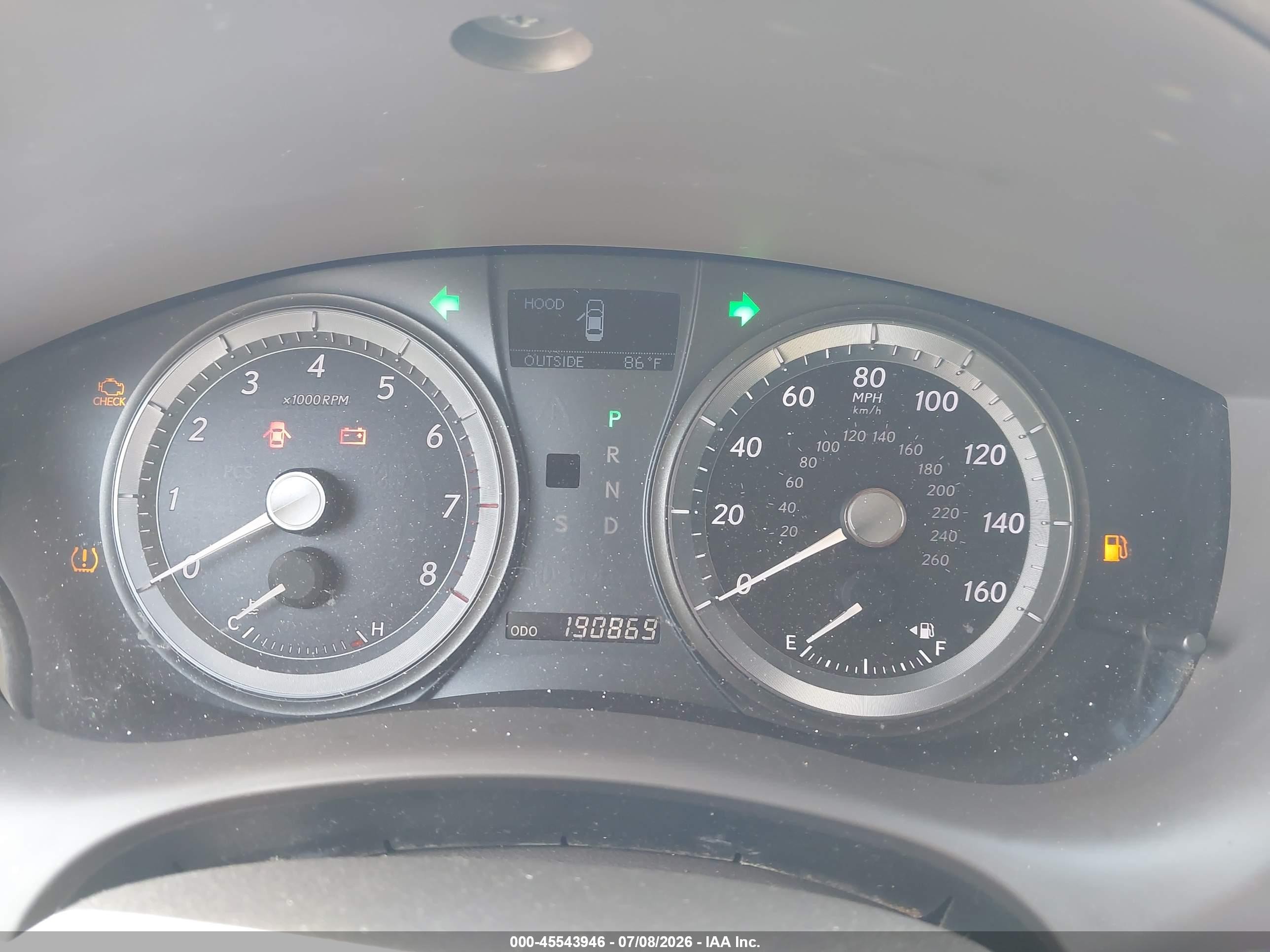 2009 Lexus Es 350   Red vin: JTHBJ46GX92329791
