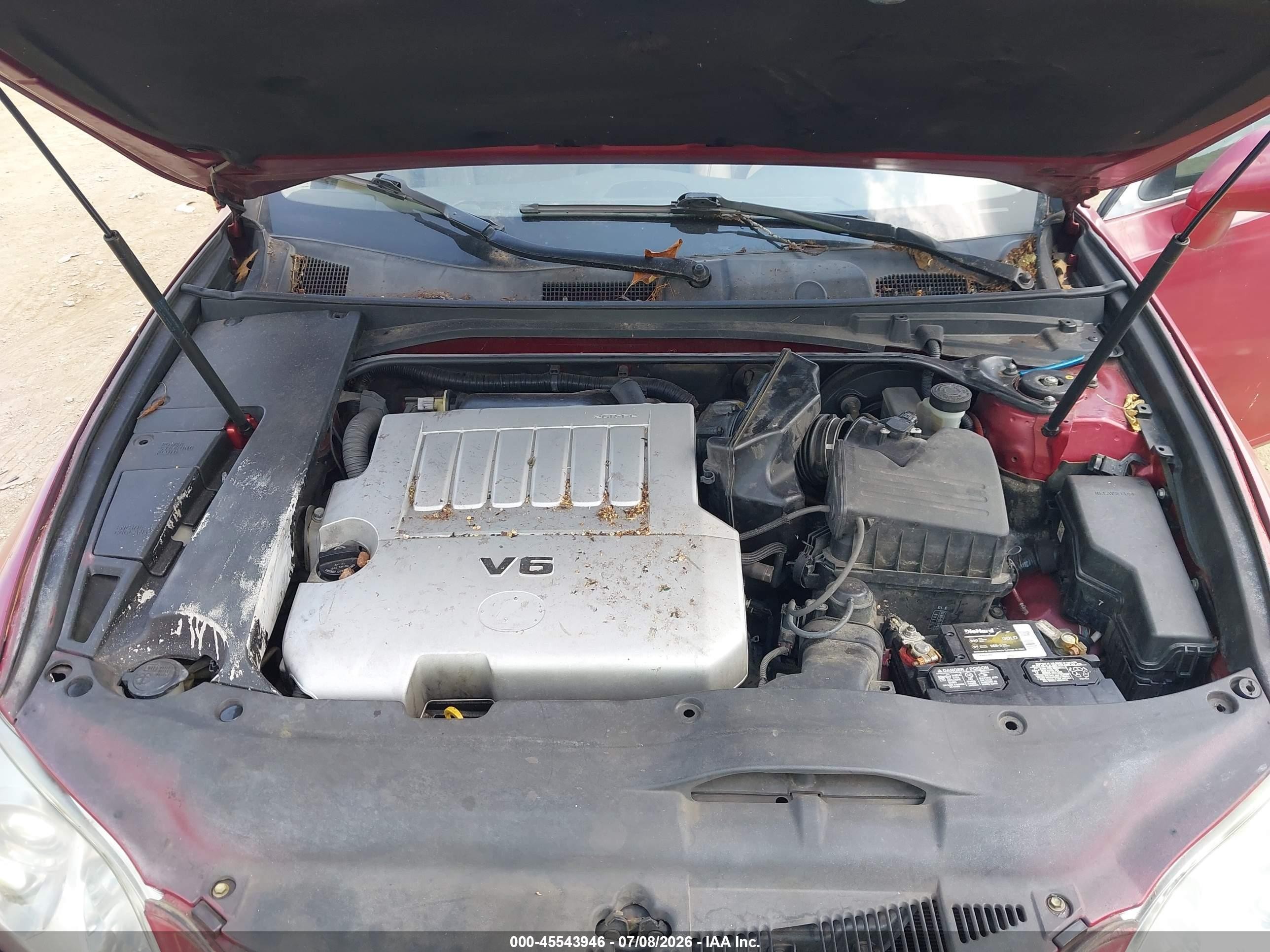 2009 Lexus Es 350   Red vin: JTHBJ46GX92329791