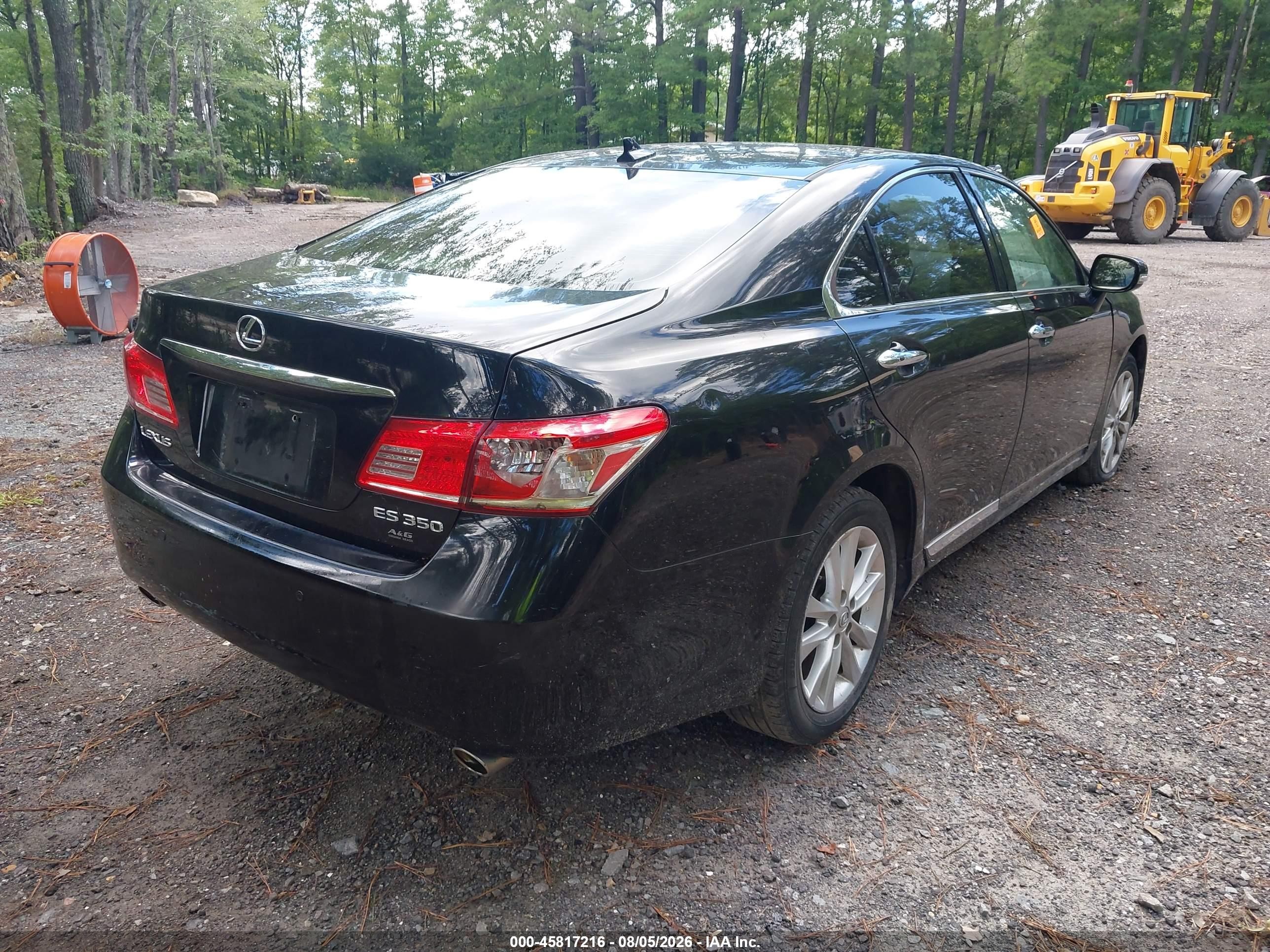 2010 Lexus Es 350   Black vin: JTHBK1EG0A2351722