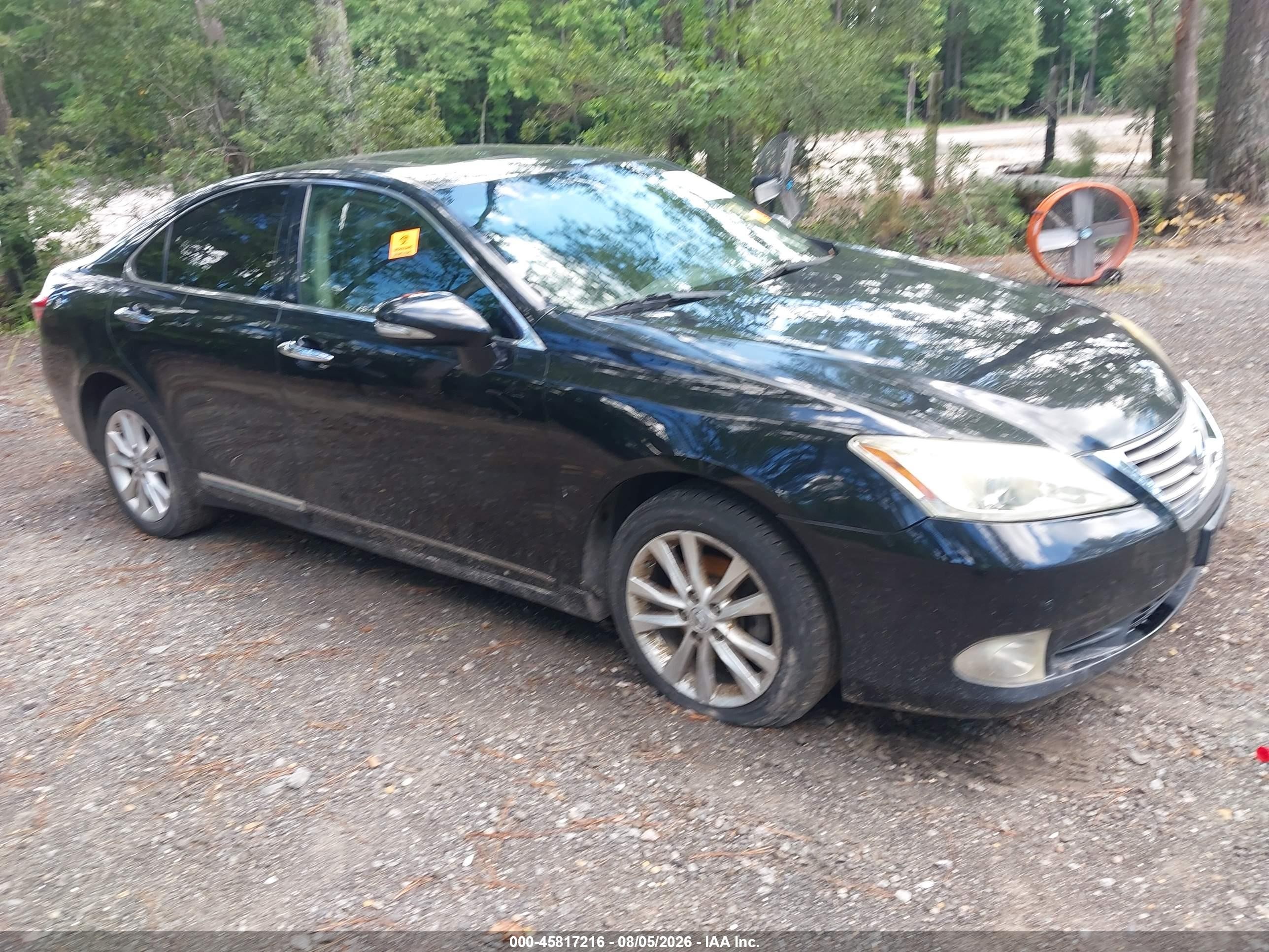 2010 Lexus Es 350   Black vin: JTHBK1EG0A2351722