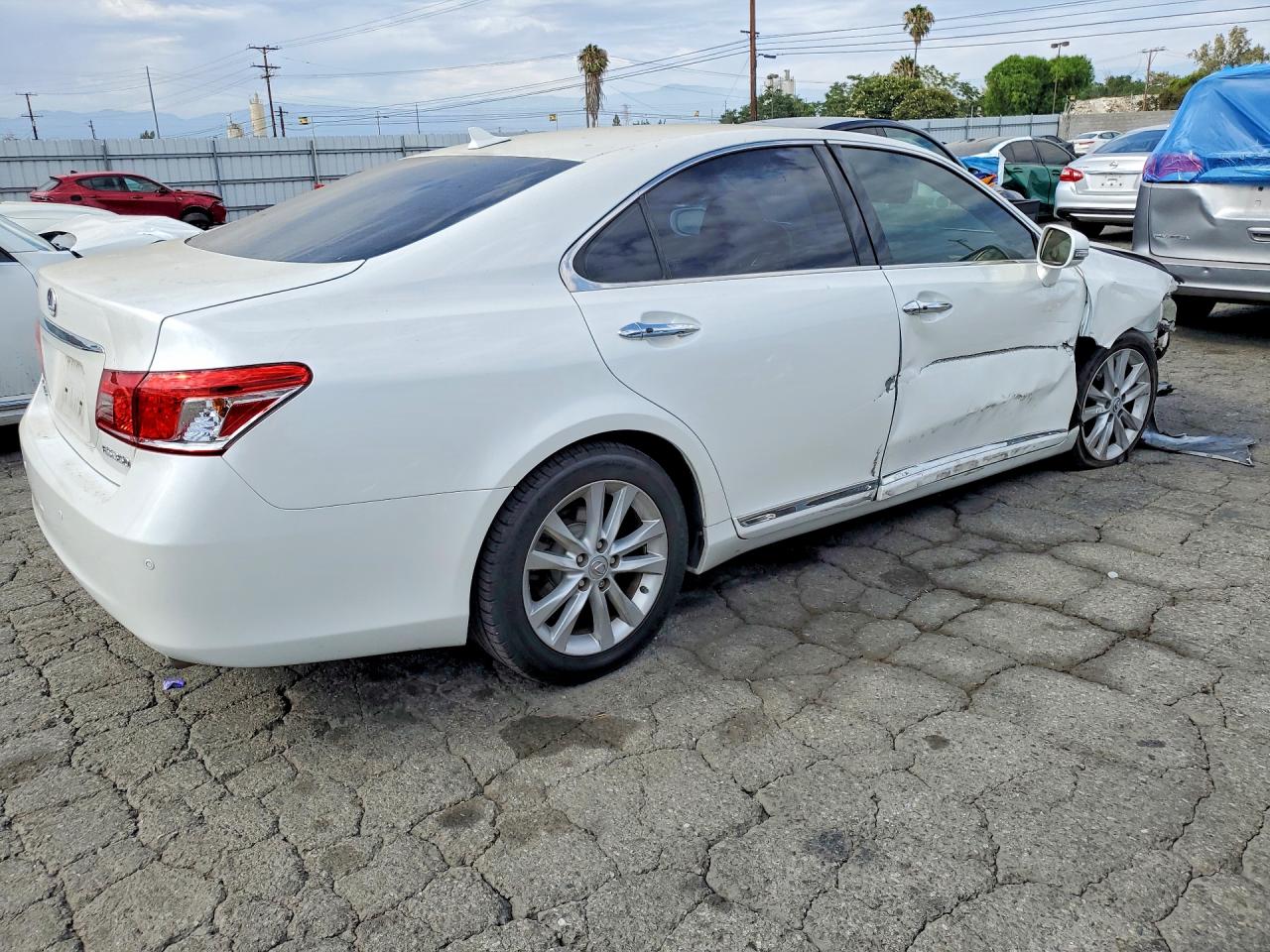 2010 Lexus Es 350 White vin: JTHBK1EG0A2360694