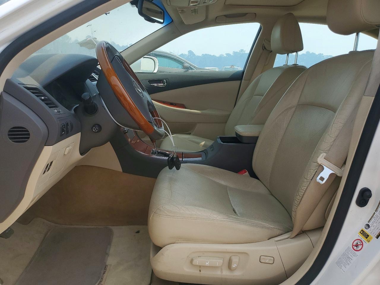 2010 Lexus Es 350 Base White vin: JTHBK1EG0A2368424