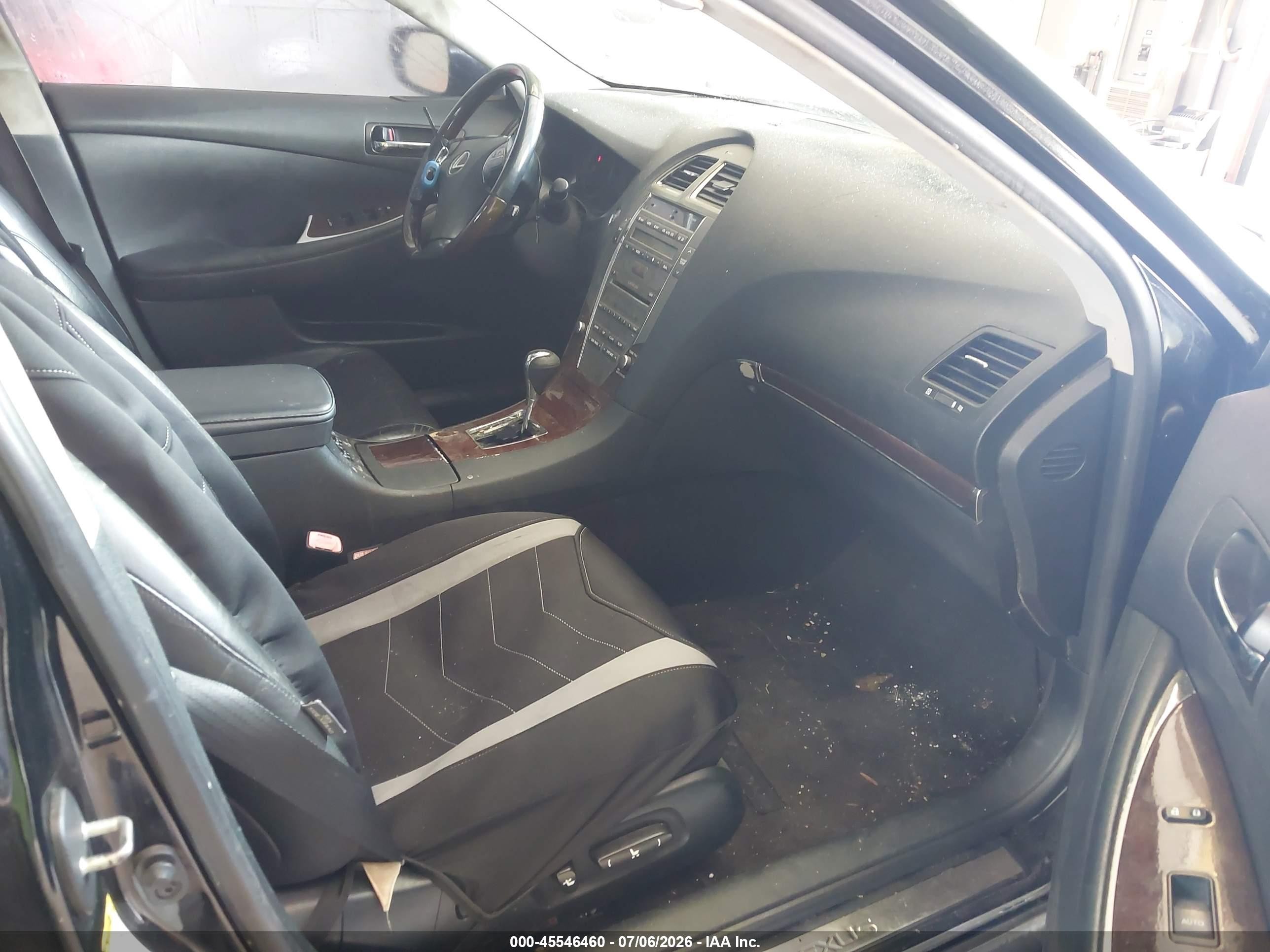 2010 Lexus Es 350   Черный vin: JTHBK1EG0A2369167