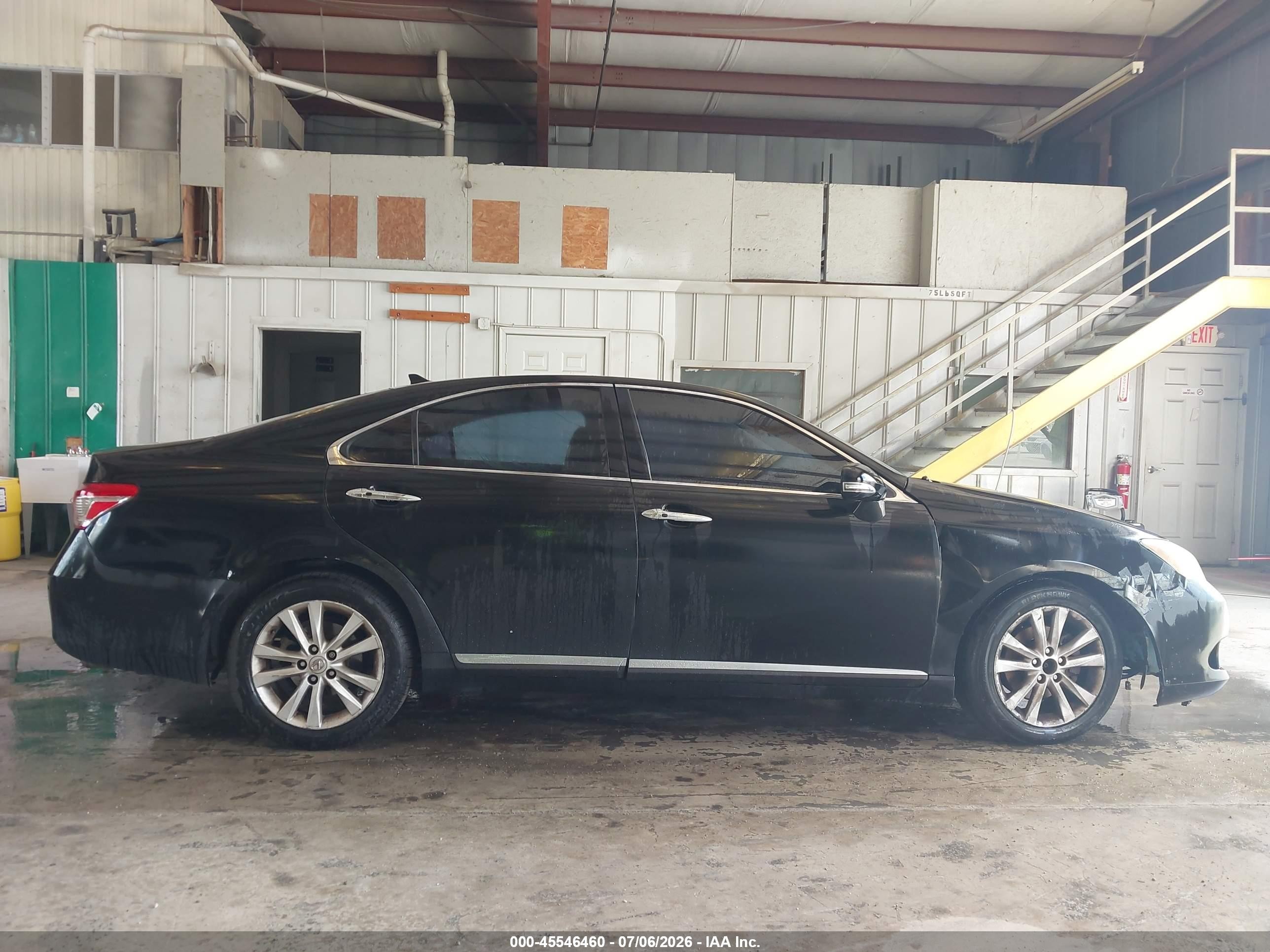 2010 Lexus Es 350   Черный vin: JTHBK1EG0A2369167