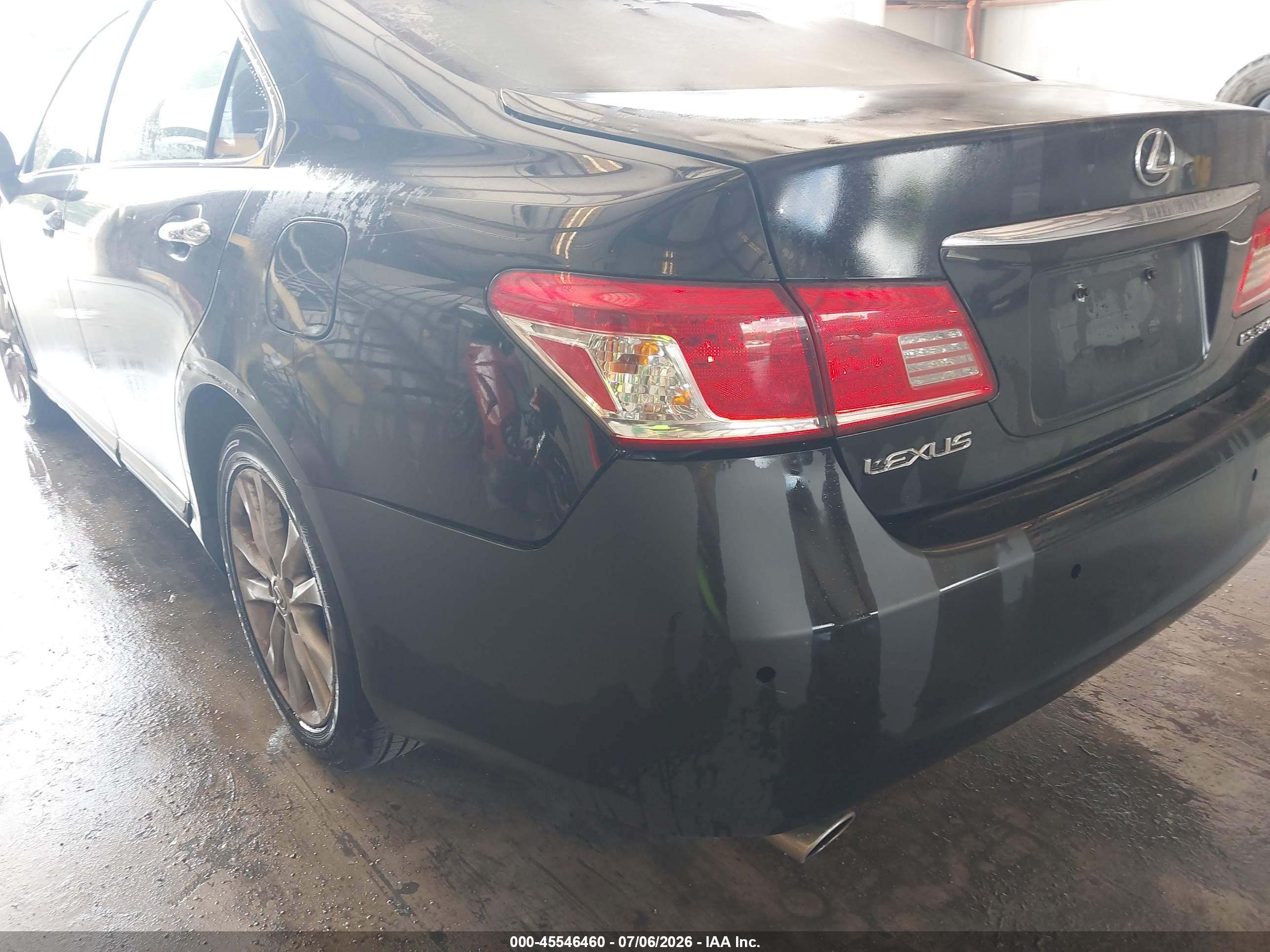 2010 Lexus Es 350   Черный vin: JTHBK1EG0A2369167