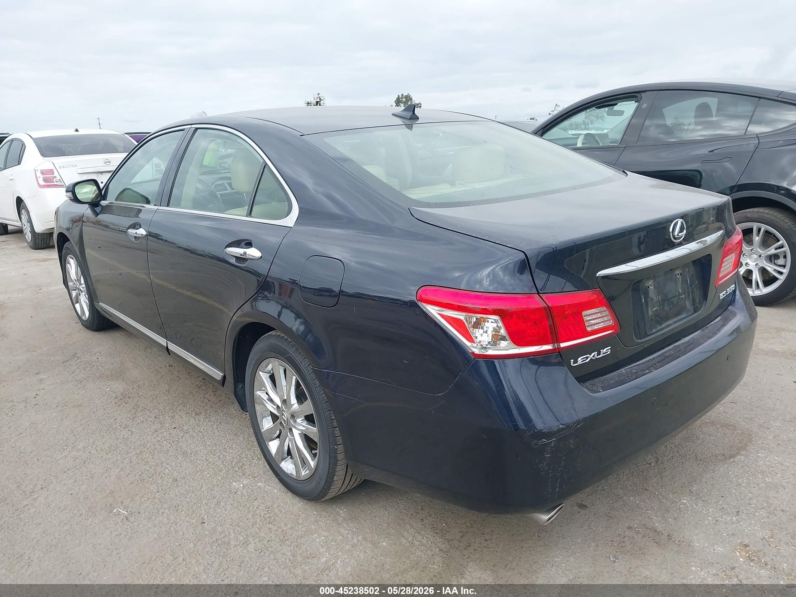 2010 Lexus Es 350   Black vin: JTHBK1EG0A2376183