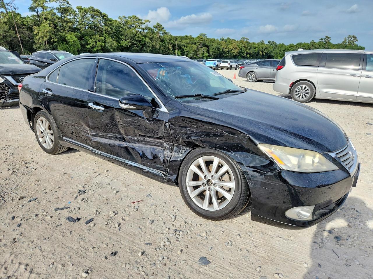 2010 Lexus Es 350 Black vin: JTHBK1EG0A2390603