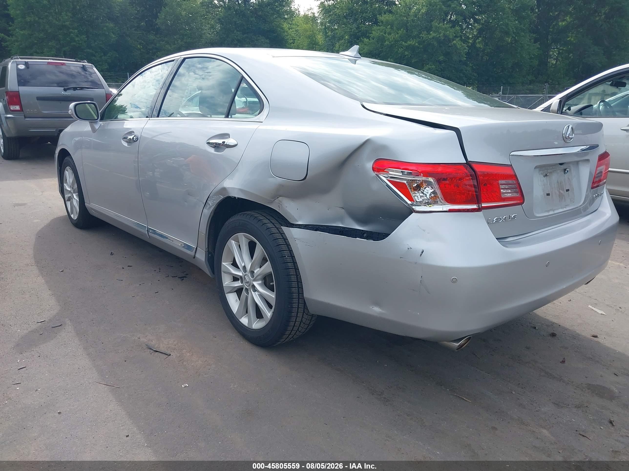 2010 Lexus Es 350 Silver vin: JTHBK1EG0A2390908