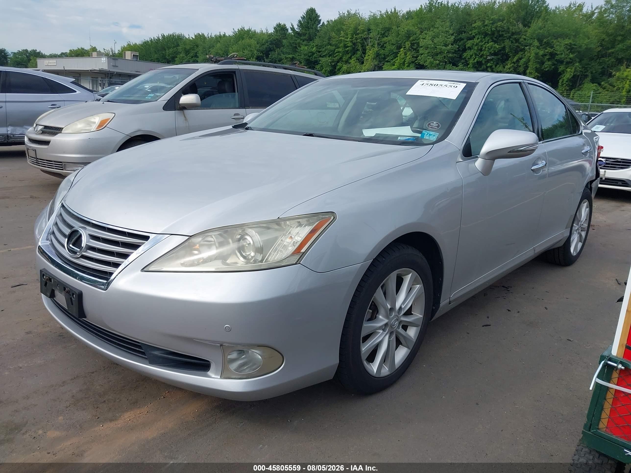 2010 Lexus Es 350 Silver vin: JTHBK1EG0A2390908