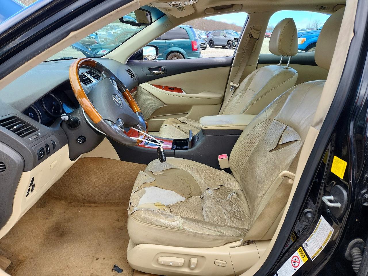 2010 Lexus Es 350 Base Black vin: JTHBK1EG0A2403754