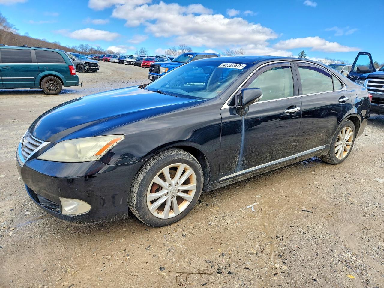 2010 Lexus Es 350 Base Black vin: JTHBK1EG0A2403754