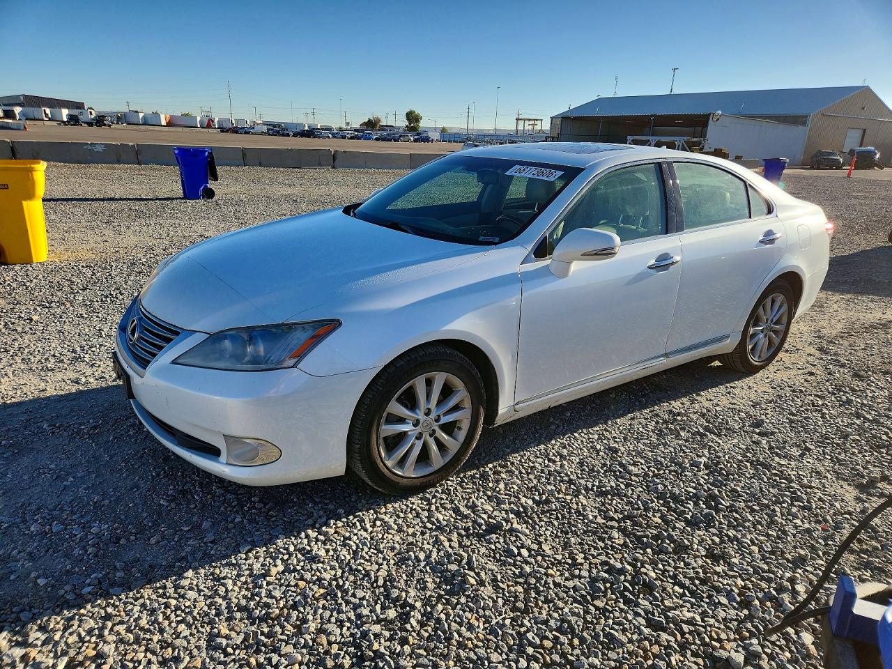 2010 Lexus Es 350 White vin: JTHBK1EG0A2406931