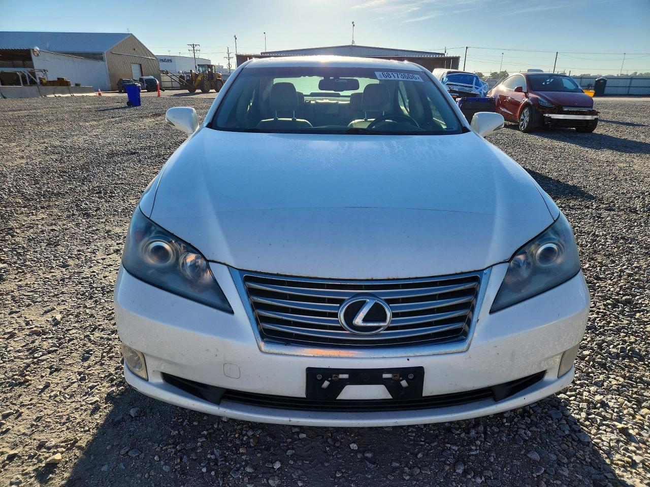 2010 Lexus Es 350 White vin: JTHBK1EG0A2406931