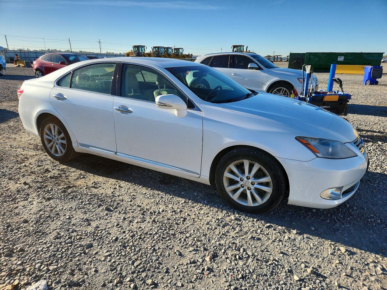 2010 Lexus Es 350 White vin: JTHBK1EG0A2406931