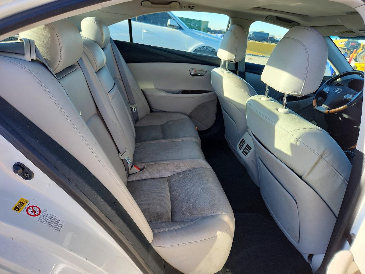 2010 Lexus Es 350 White vin: JTHBK1EG0A2406931