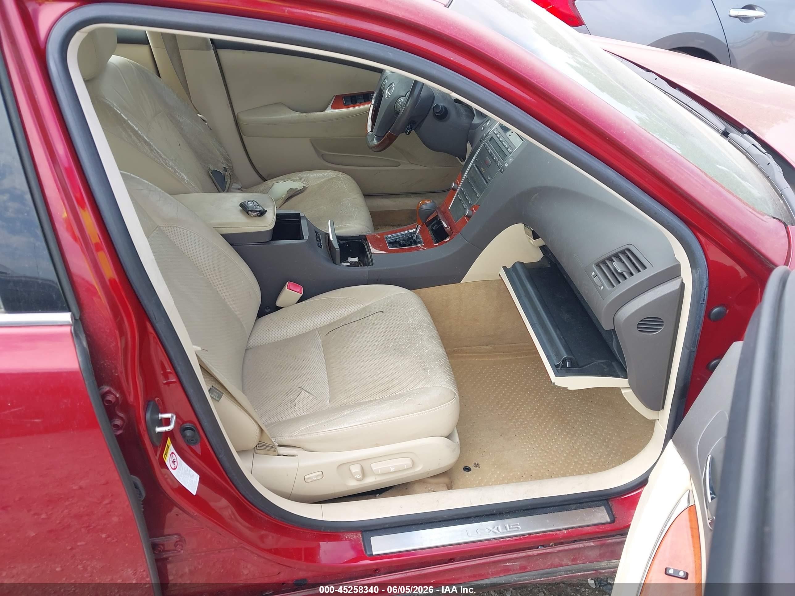 2010 Lexus Es 350 Красный vin: JTHBK1EG0A2410879