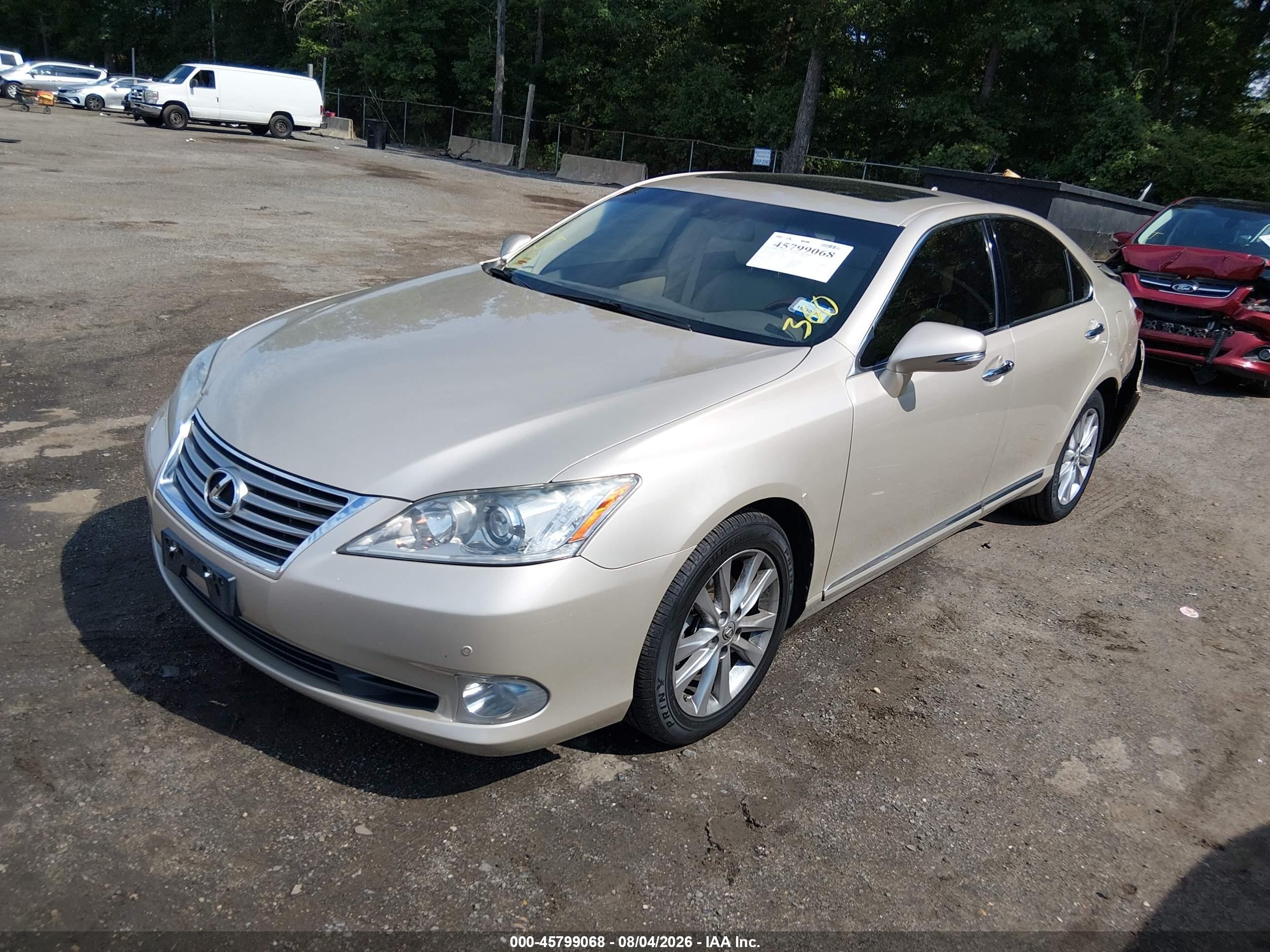 2011 Lexus Es 350 Gold vin: JTHBK1EG0B2416778