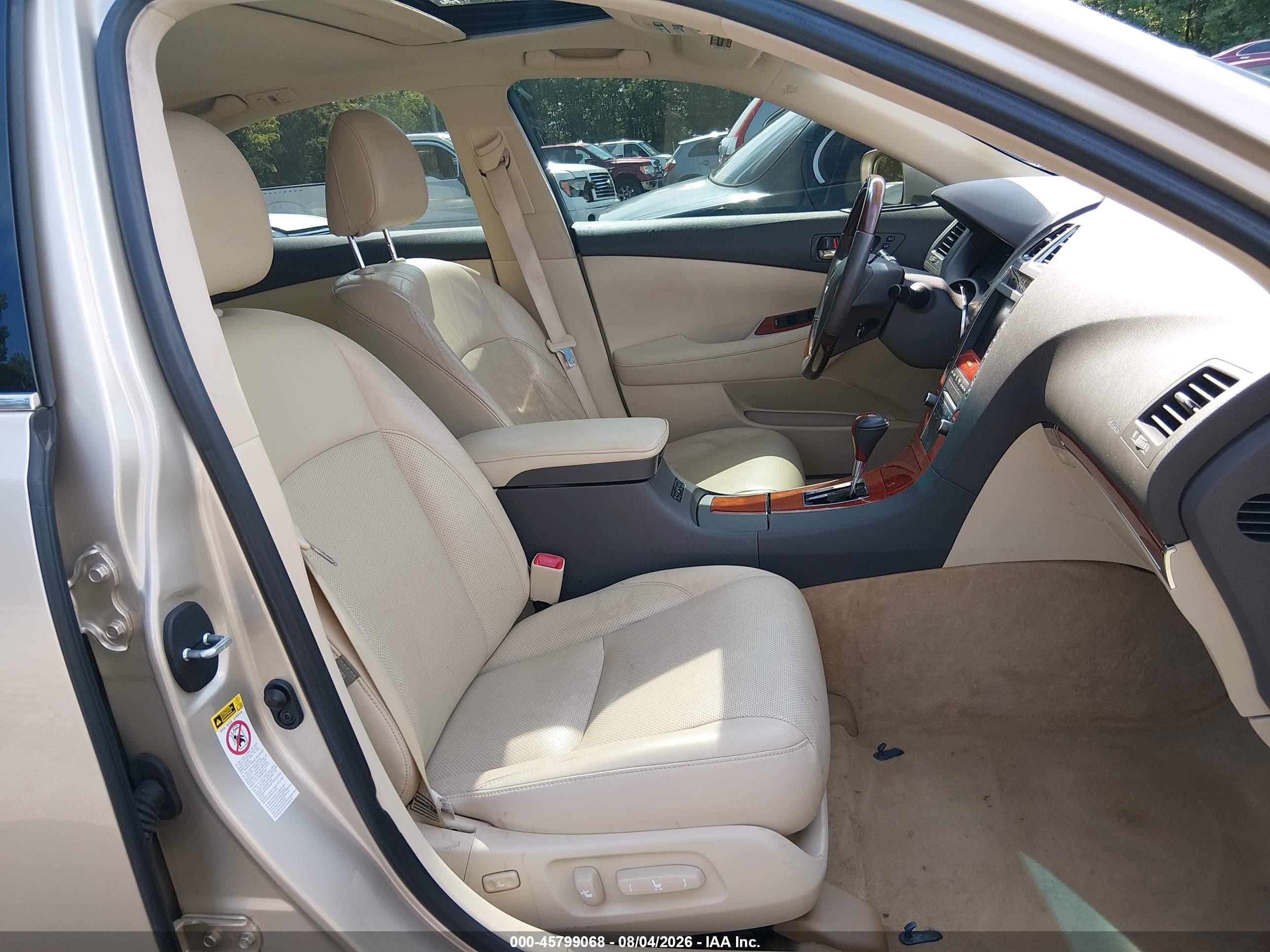 2011 Lexus Es 350 Gold vin: JTHBK1EG0B2416778