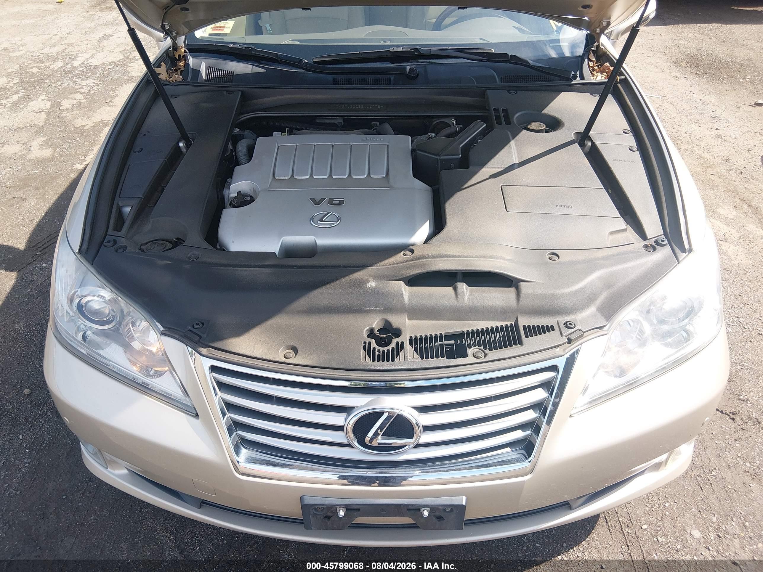 2011 Lexus Es 350 Gold vin: JTHBK1EG0B2416778