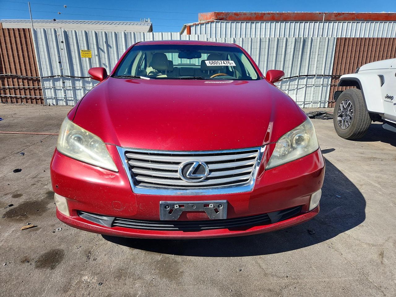 2011 Lexus Es 350 Burgundy vin: JTHBK1EG0B2439509