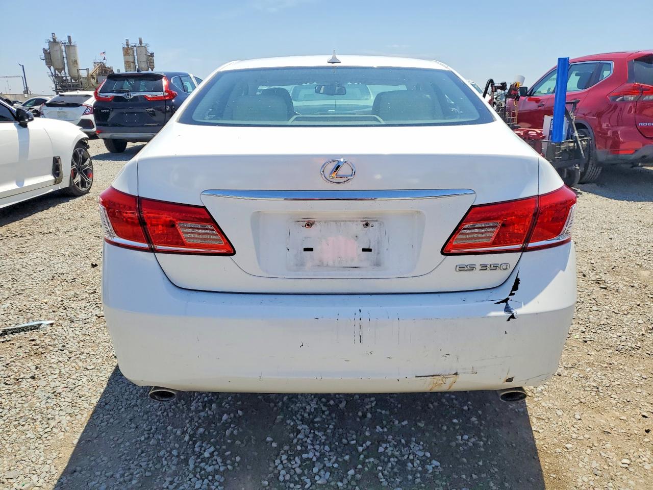 2011 Lexus Es 350 White vin: JTHBK1EG0B2460084
