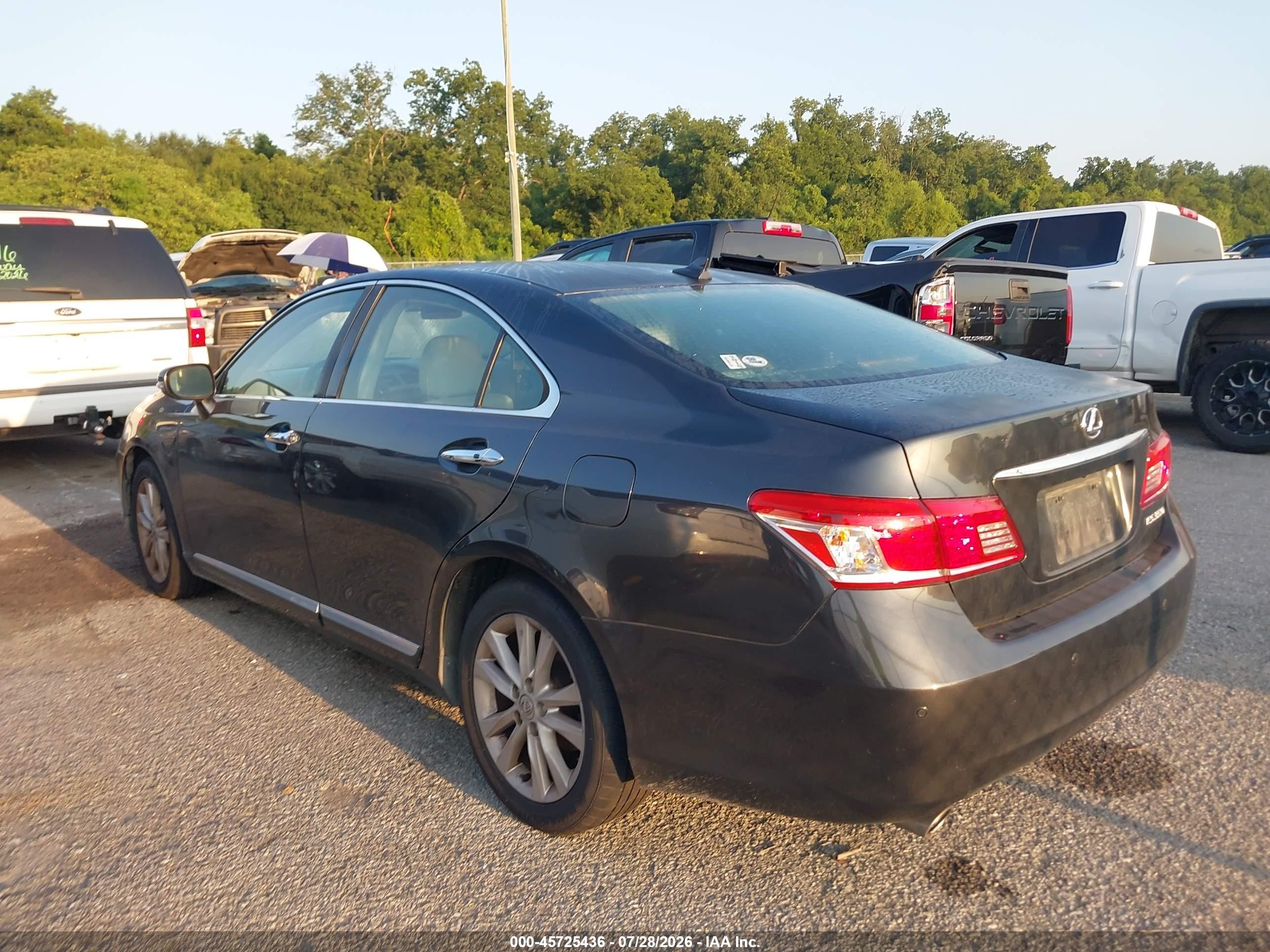 2011 Lexus Es 350   Gray vin: JTHBK1EG0B2461736