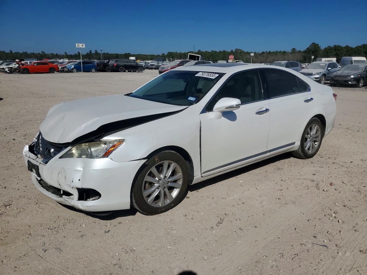 2011 Lexus Es 350 Base White vin: JTHBK1EG0B2467083