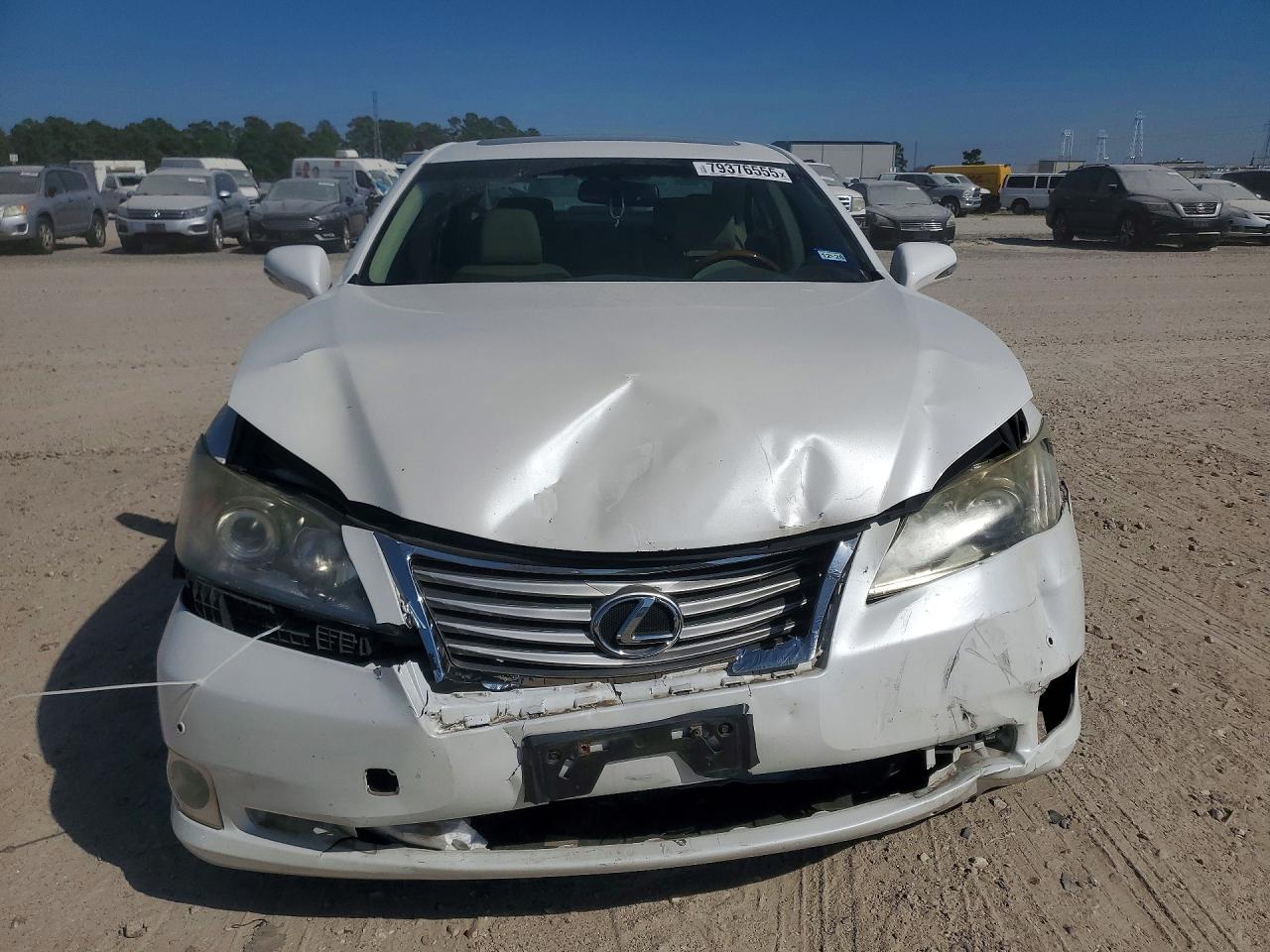 2011 Lexus Es 350 Base White vin: JTHBK1EG0B2467083