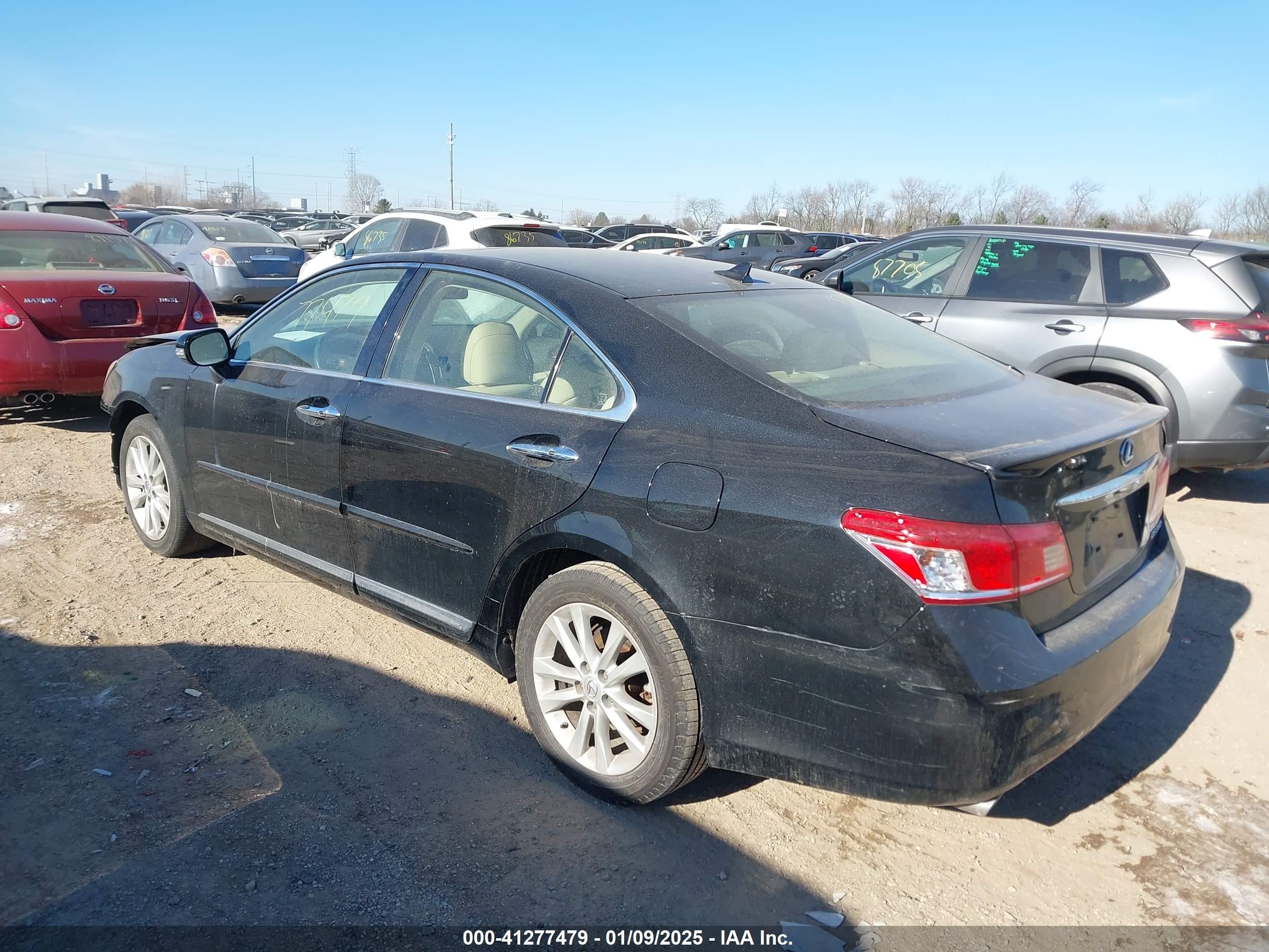 2011 Lexus Es 350   Black vin: JTHBK1EG0B2469397