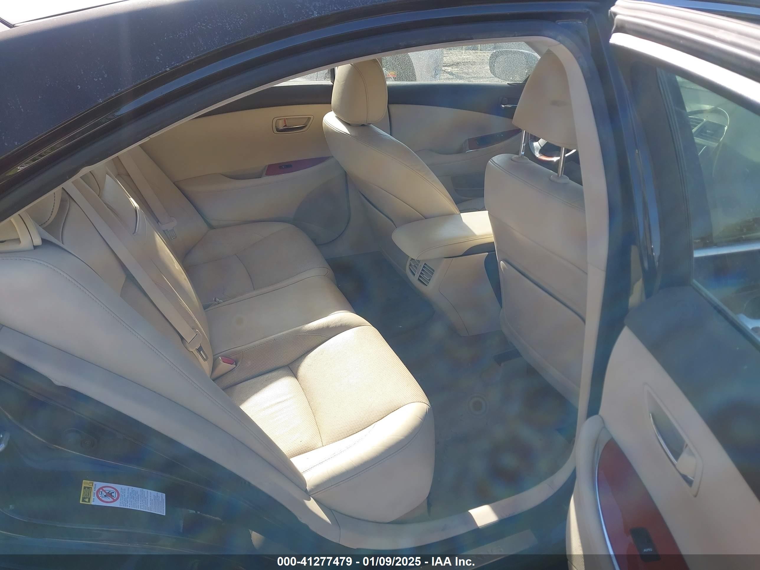 2011 Lexus Es 350   Black vin: JTHBK1EG0B2469397