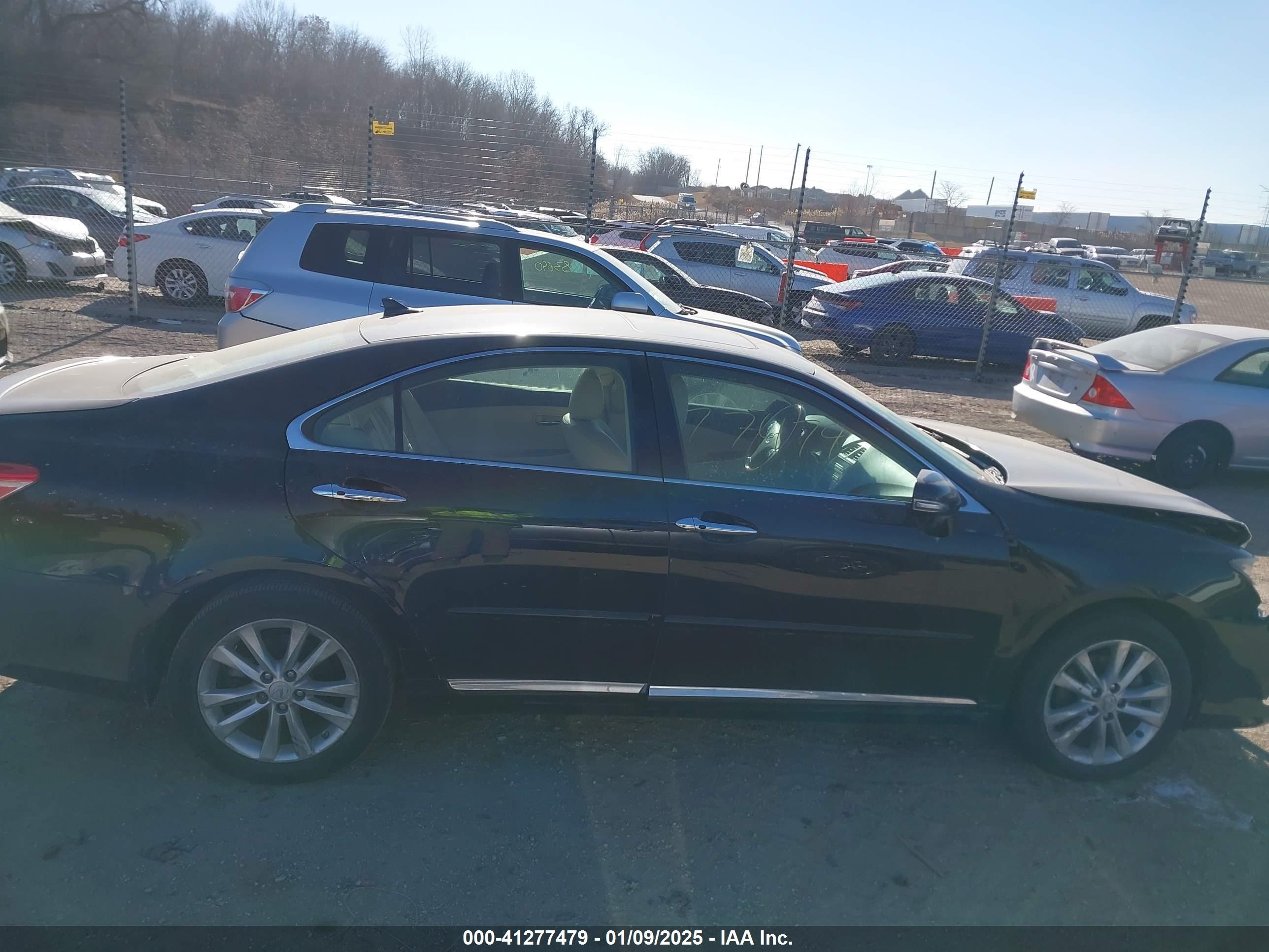 2011 Lexus Es 350   Black vin: JTHBK1EG0B2469397