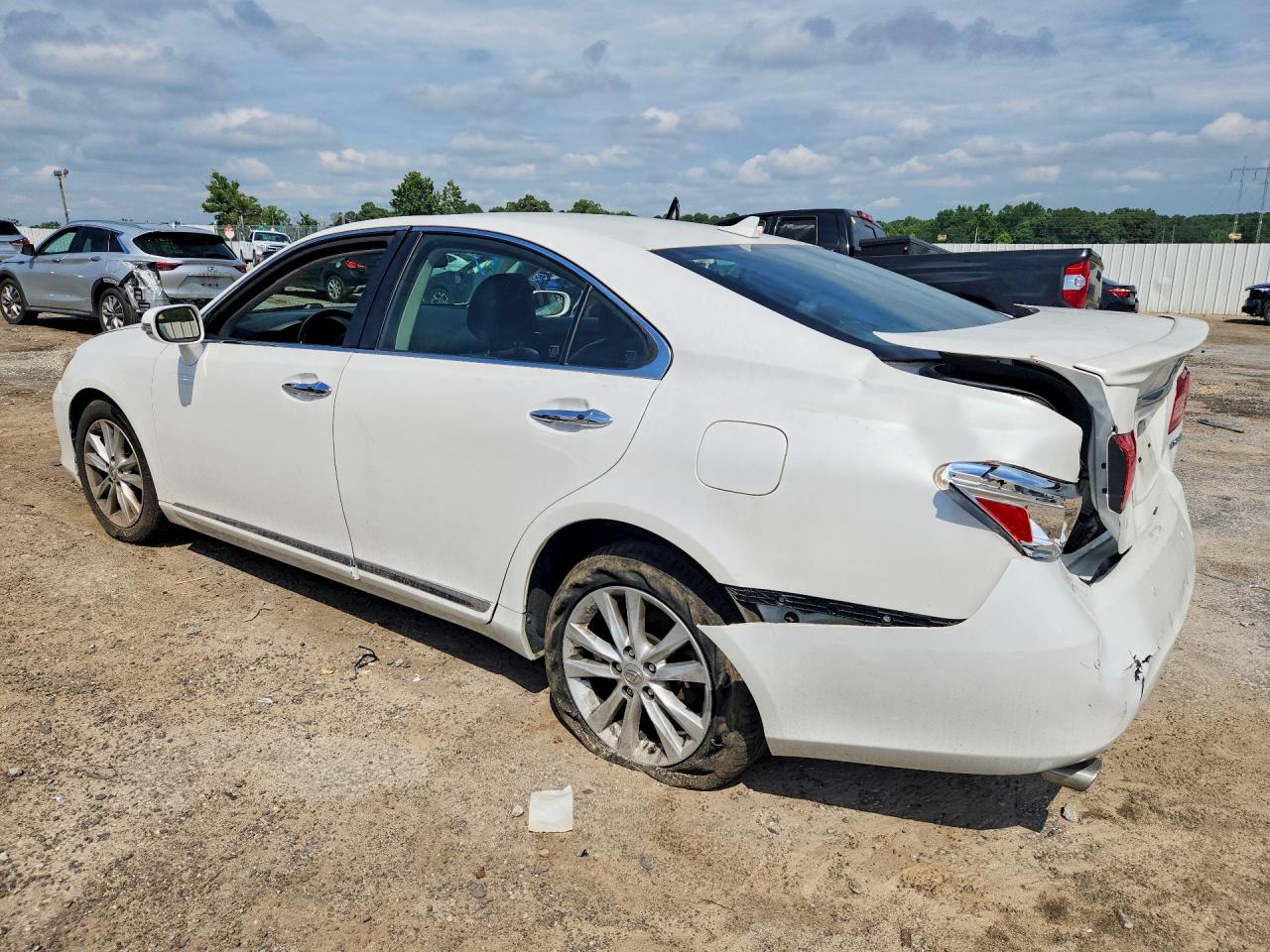 2012 Lexus Es 350 White vin: JTHBK1EG0C2479266