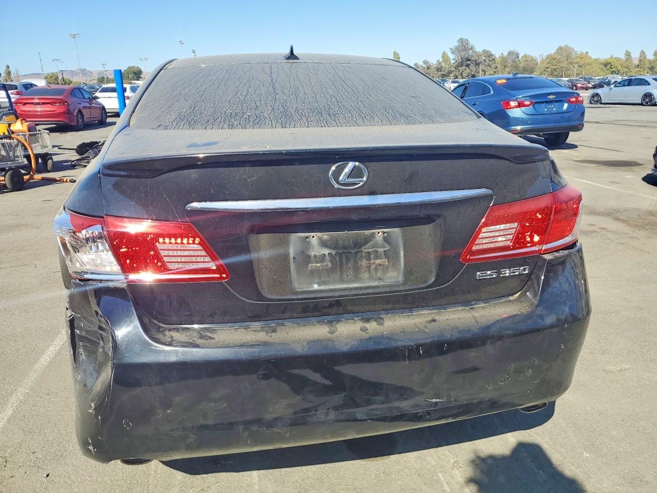2012 Lexus Es 350 Black vin: JTHBK1EG0C2480790