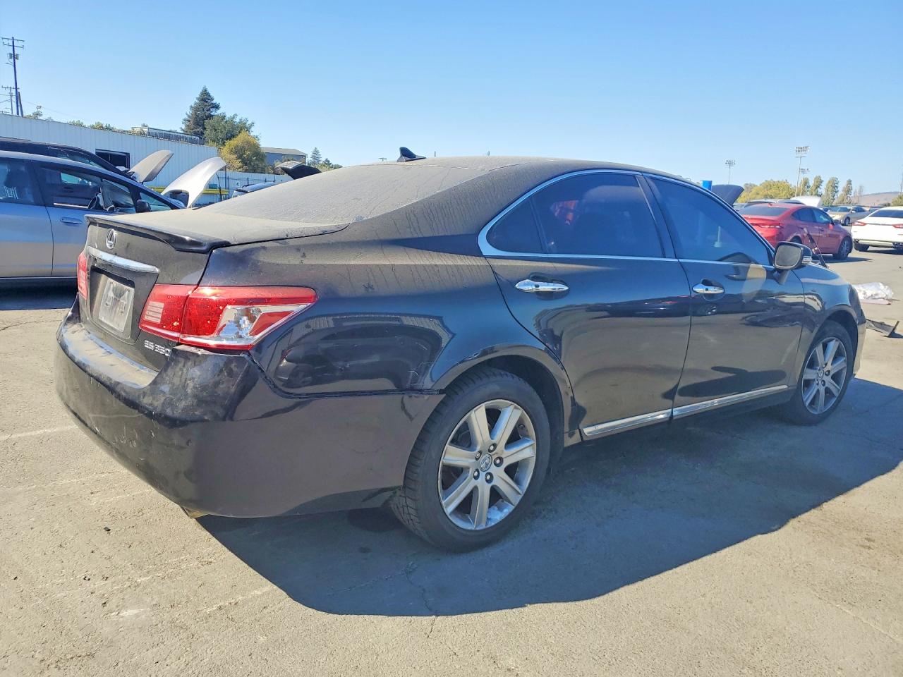 2012 Lexus Es 350 Black vin: JTHBK1EG0C2480790