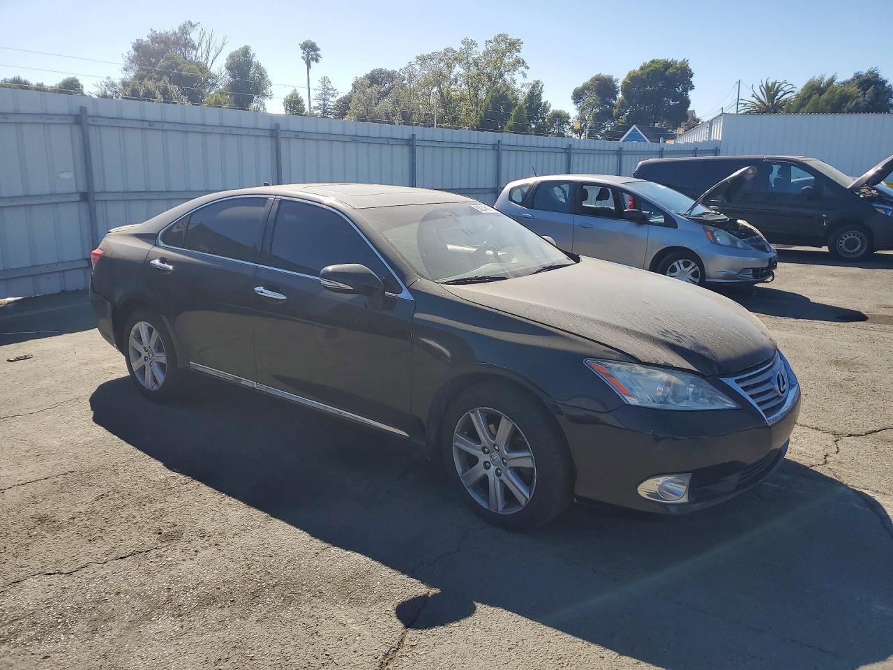 2012 Lexus Es 350 Black vin: JTHBK1EG0C2480790