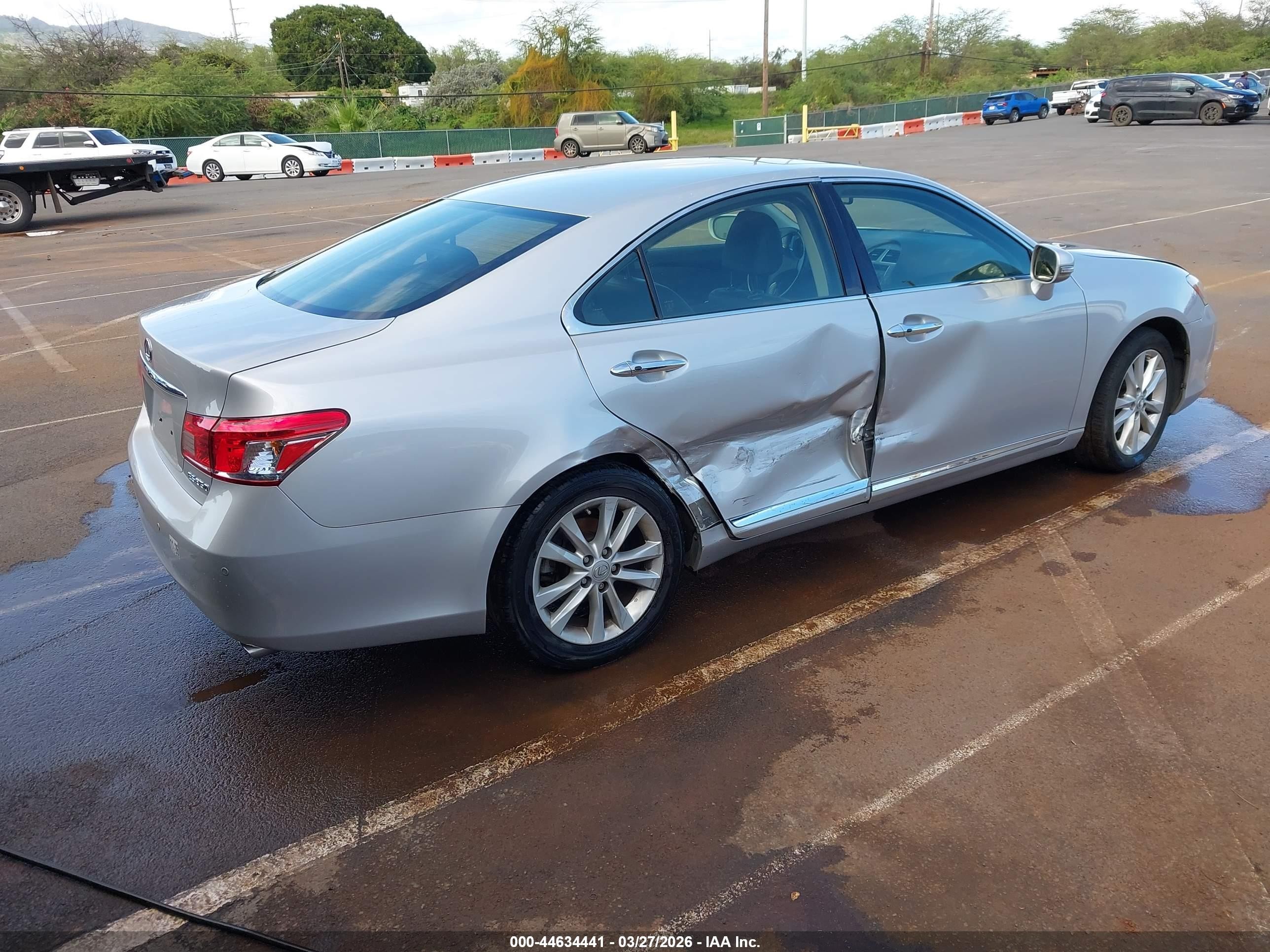 2012 Lexus Es 350   Silver vin: JTHBK1EG0C2484807