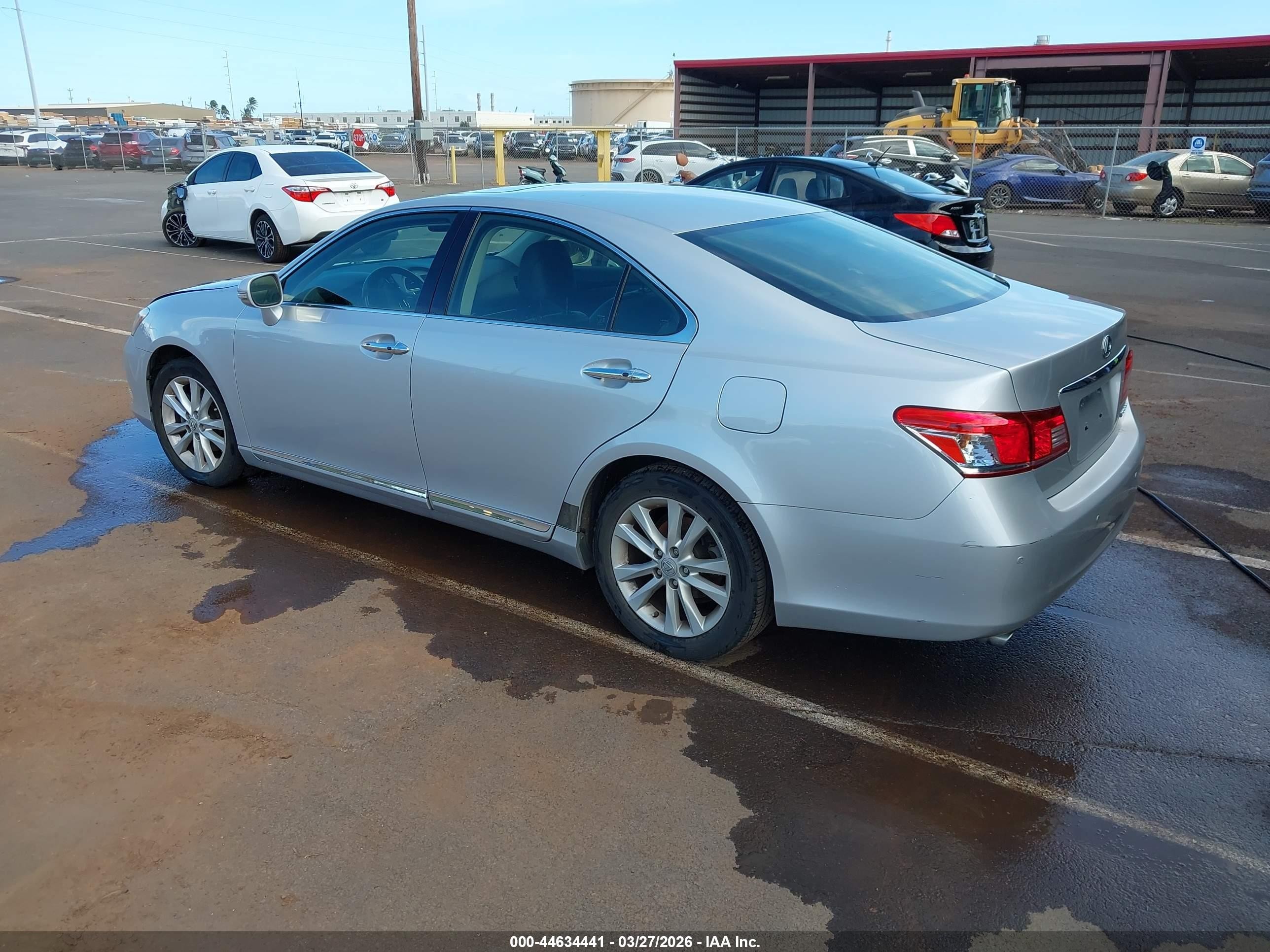 2012 Lexus Es 350   Silver vin: JTHBK1EG0C2484807