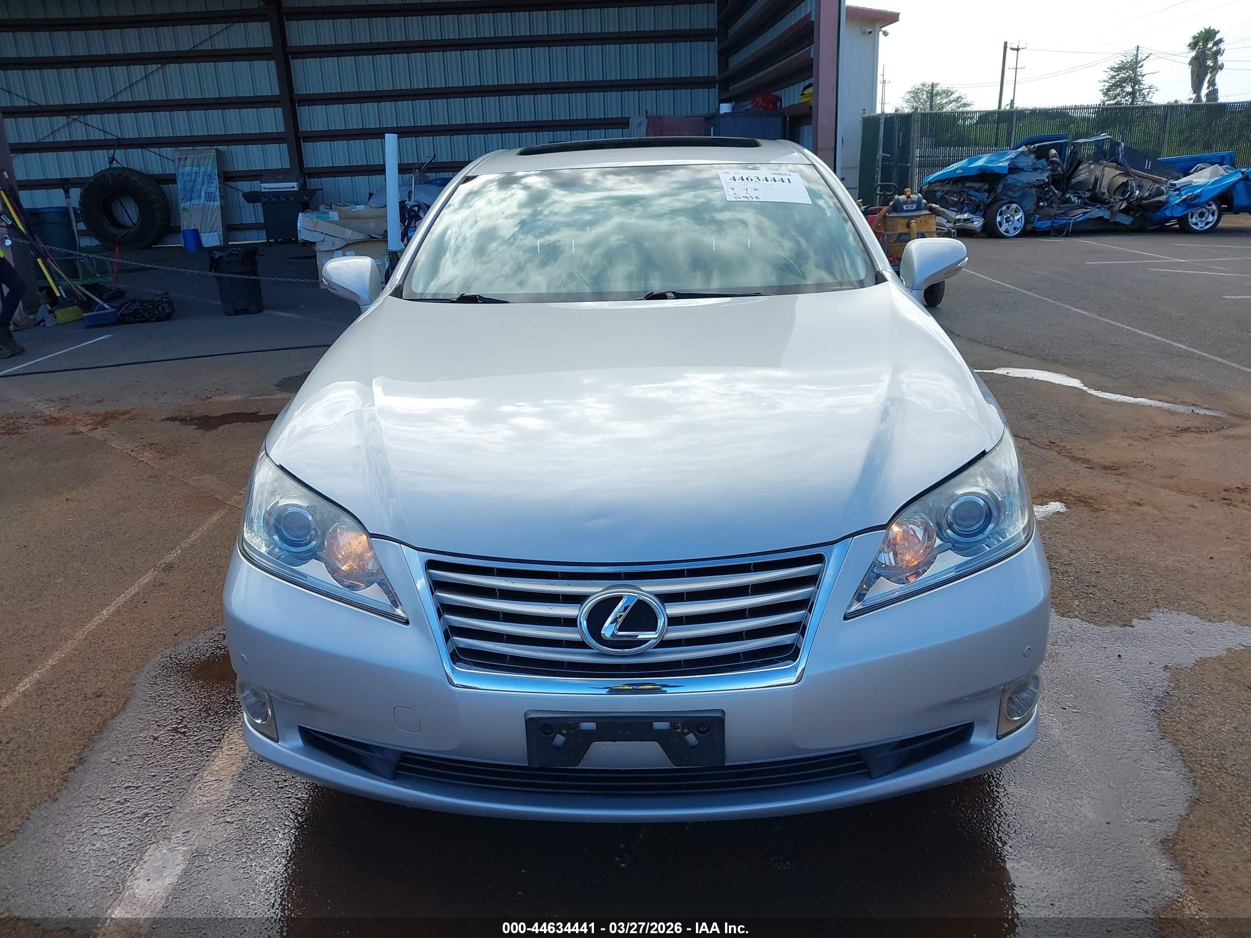 2012 Lexus Es 350   Silver vin: JTHBK1EG0C2484807