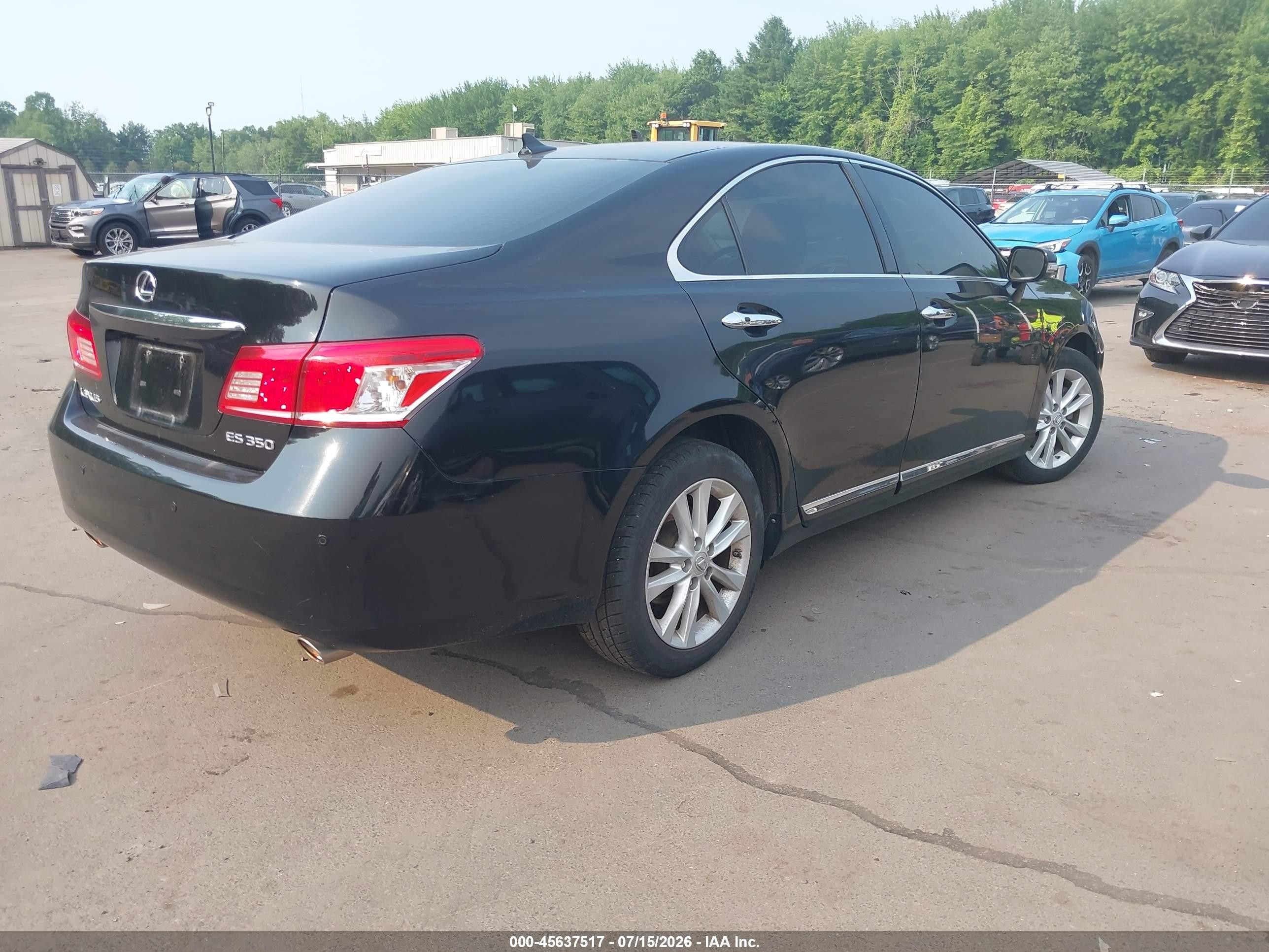 2012 Lexus Es 350   Черный vin: JTHBK1EG0C2494589