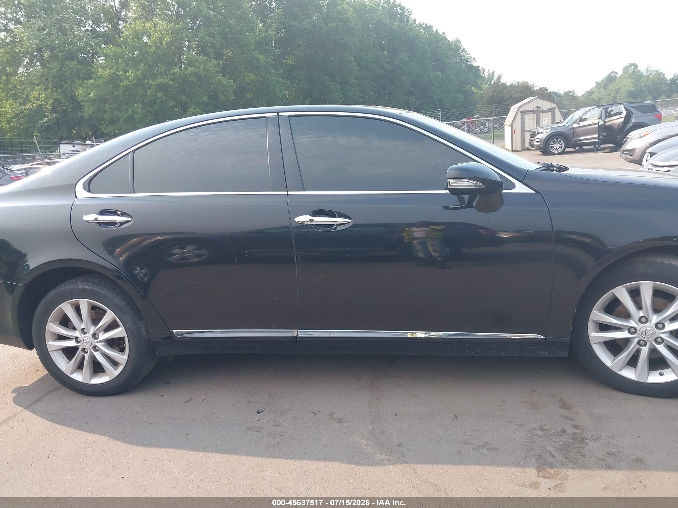 2012 Lexus Es 350   Черный vin: JTHBK1EG0C2494589