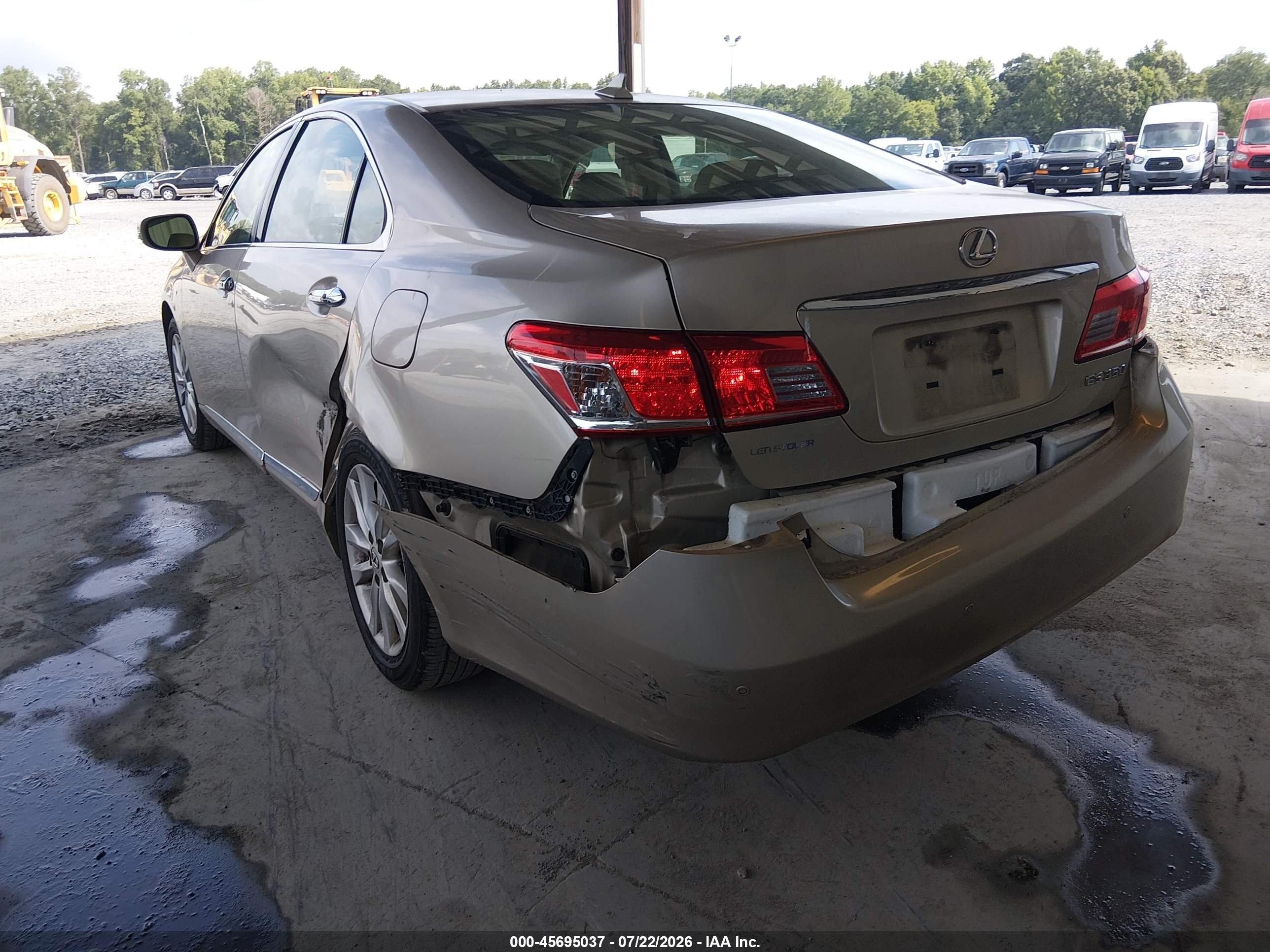 2012 Lexus Es 350   Champagne vin: JTHBK1EG0C2510449