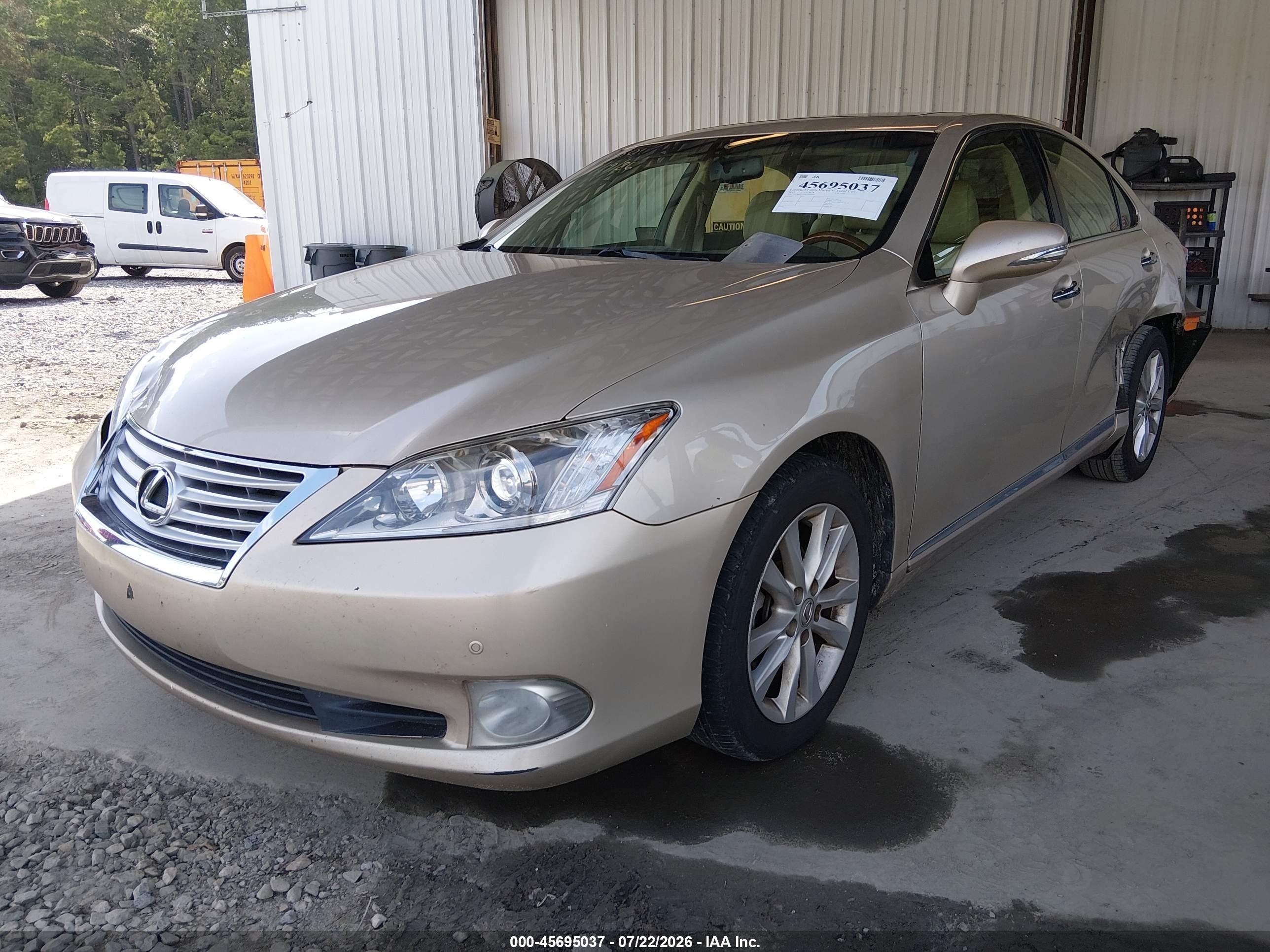 2012 Lexus Es 350   Champagne vin: JTHBK1EG0C2510449