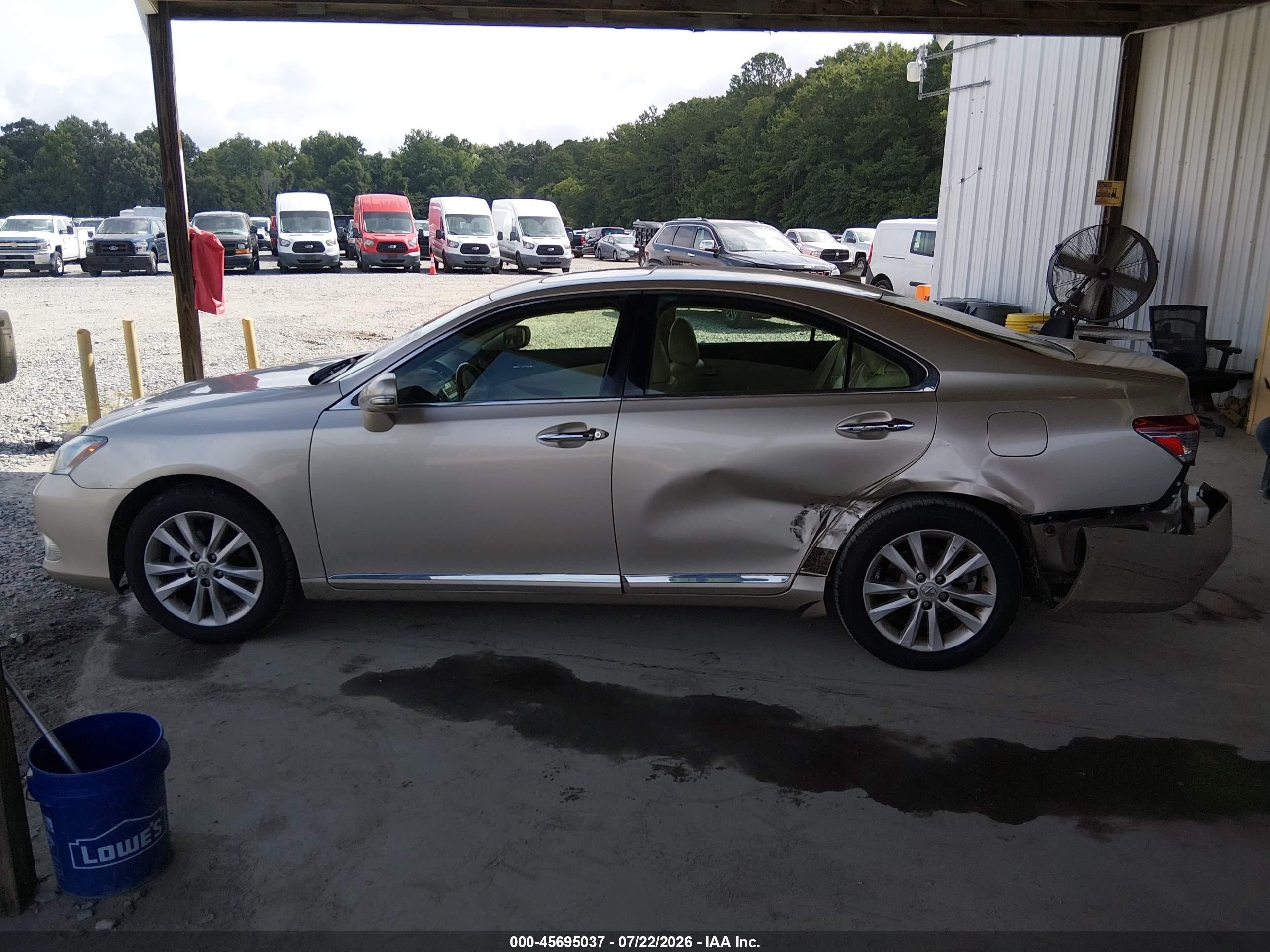 2012 Lexus Es 350   Champagne vin: JTHBK1EG0C2510449