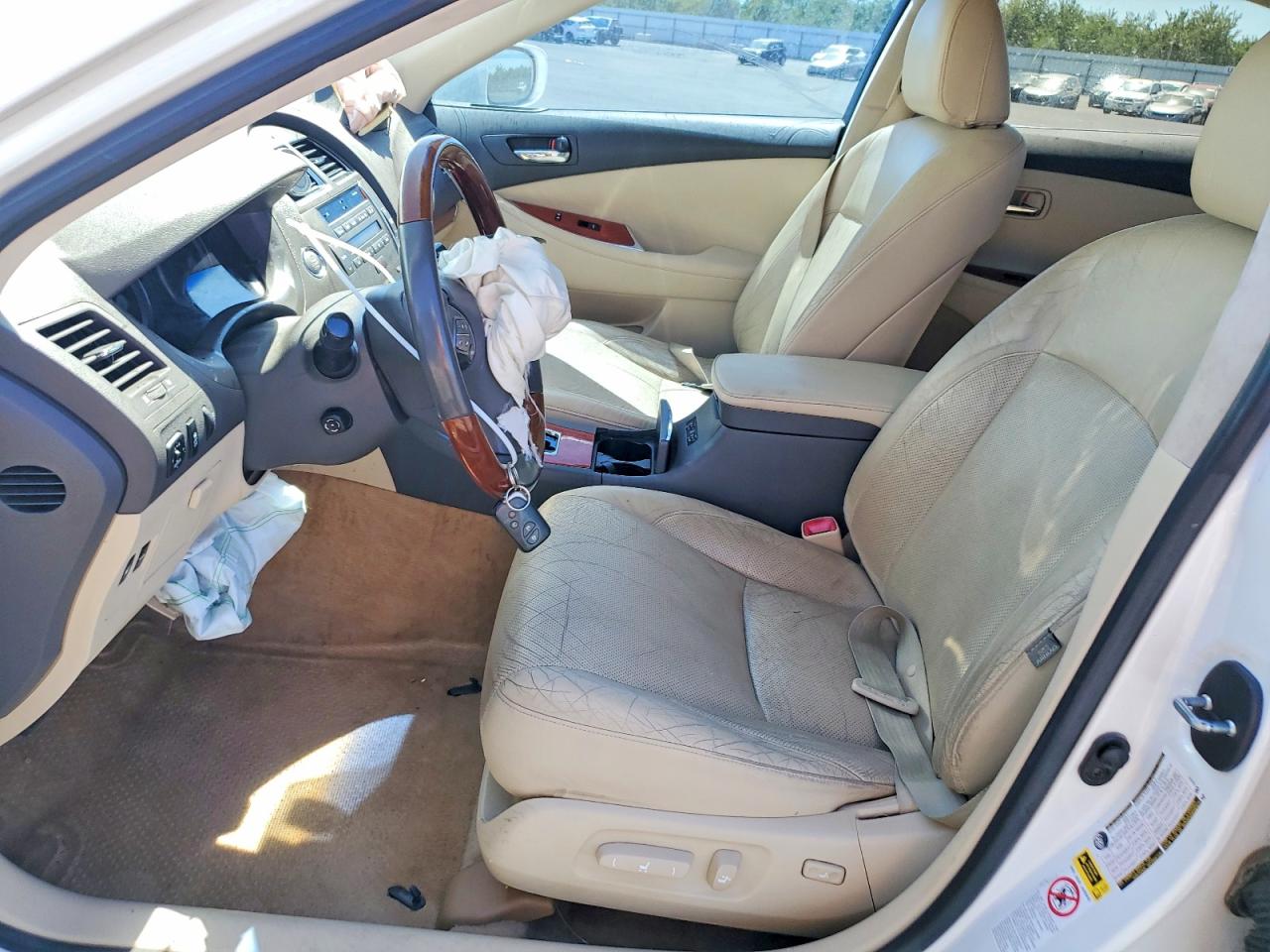 2010 Lexus Es 350 White vin: JTHBK1EG1A2343421