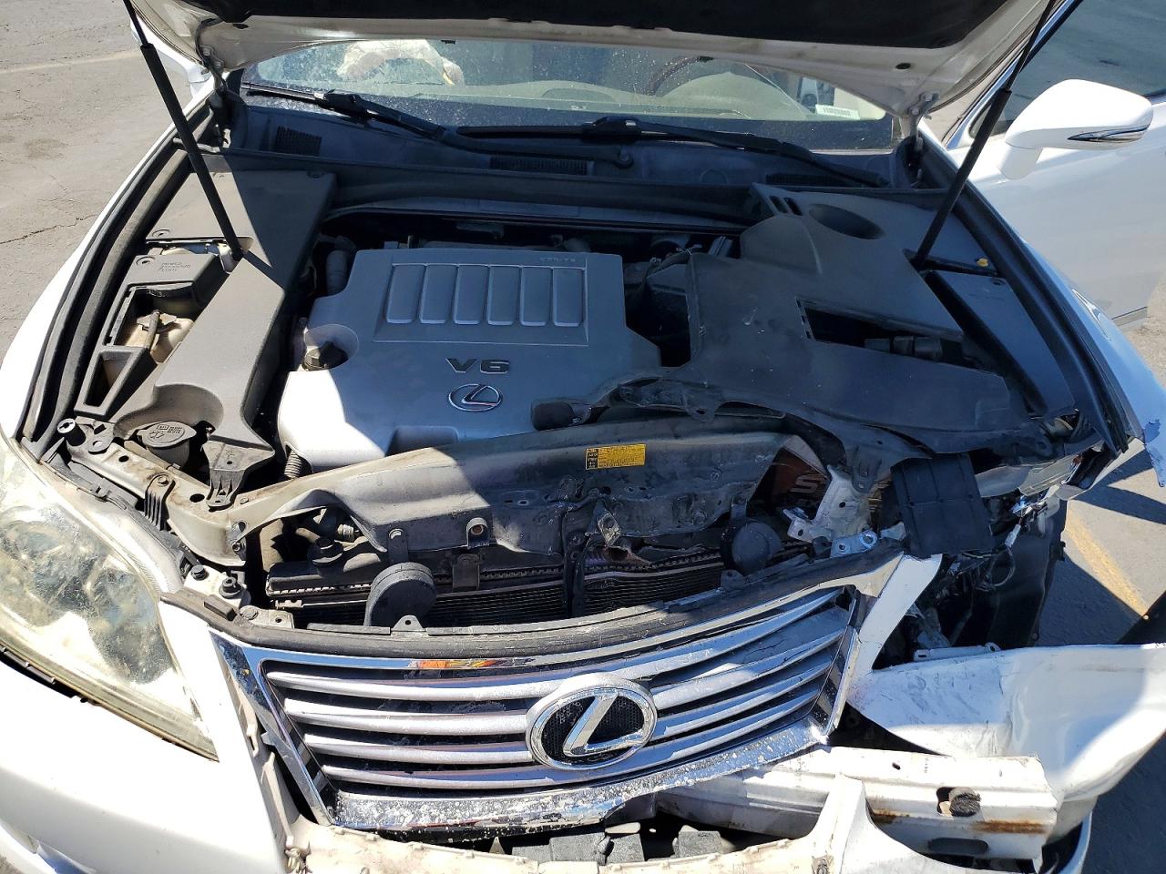 2010 Lexus Es 350 White vin: JTHBK1EG1A2343421