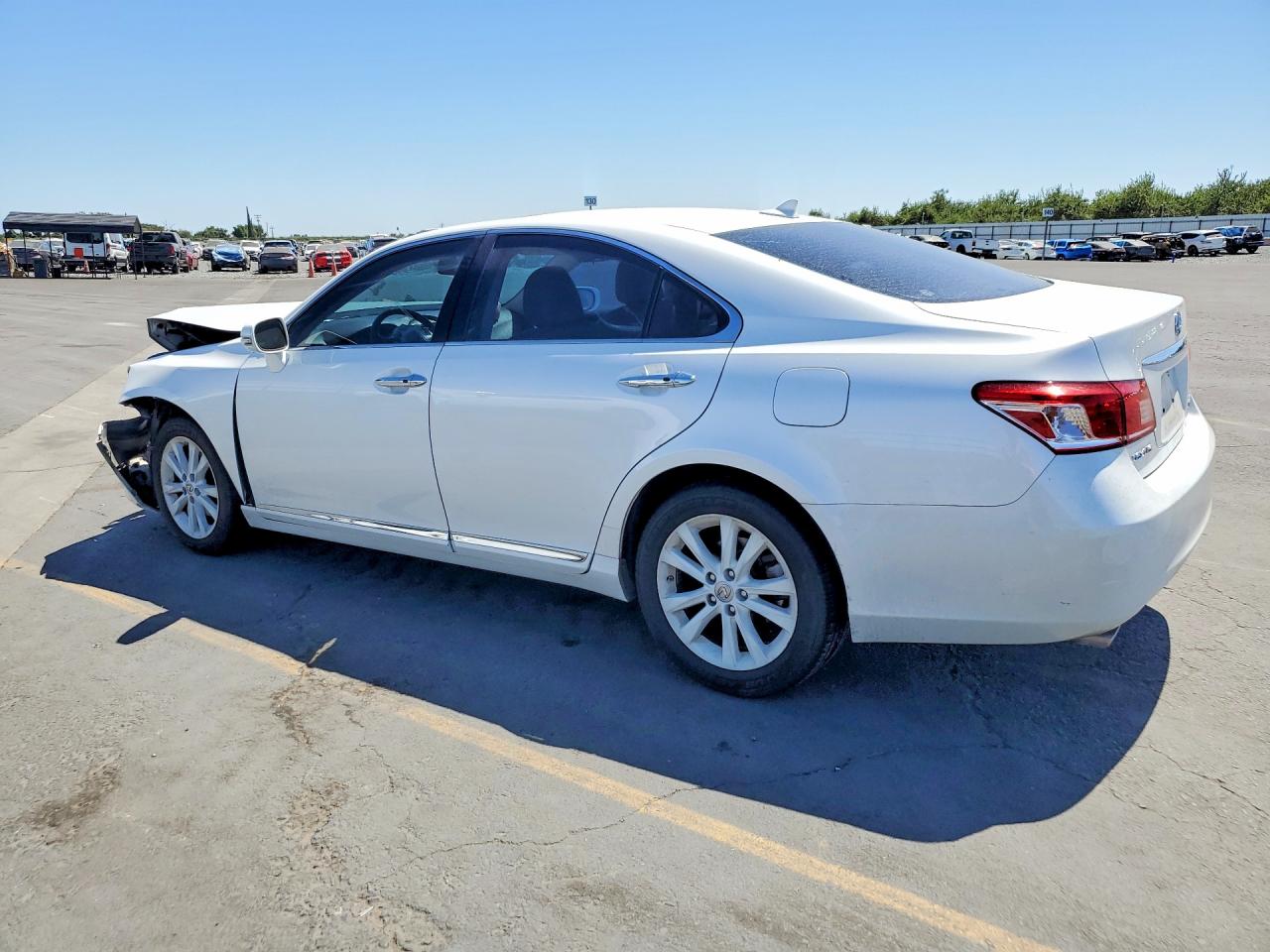 2010 Lexus Es 350 White vin: JTHBK1EG1A2343421