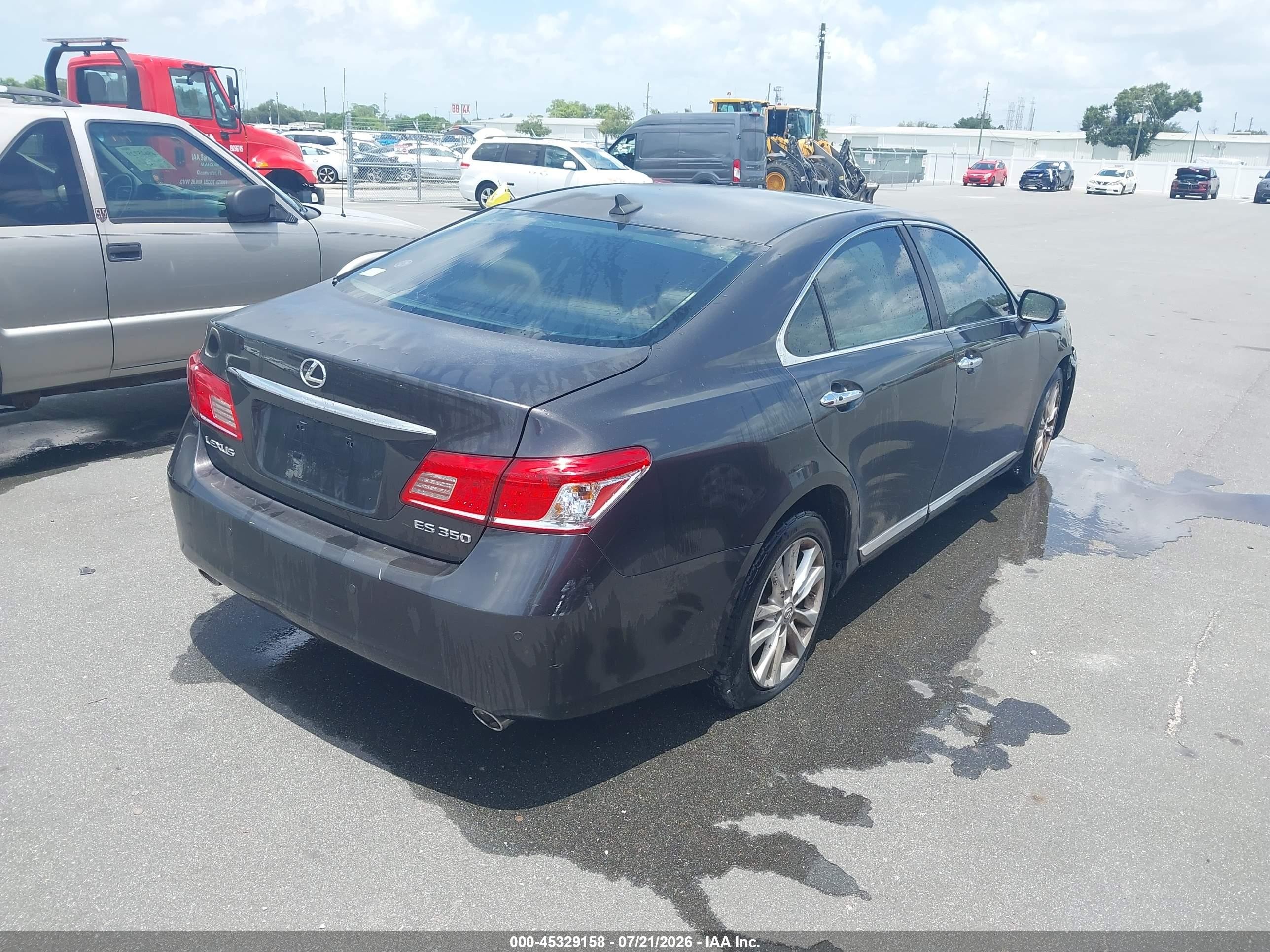2010 Lexus Es 350   Gray vin: JTHBK1EG1A2357304